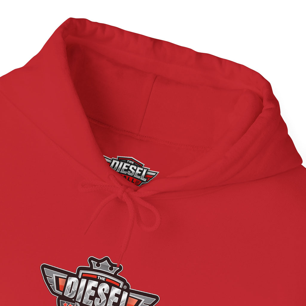 Diesel Logo Hoodie — Retro Motor Emblem Pullover