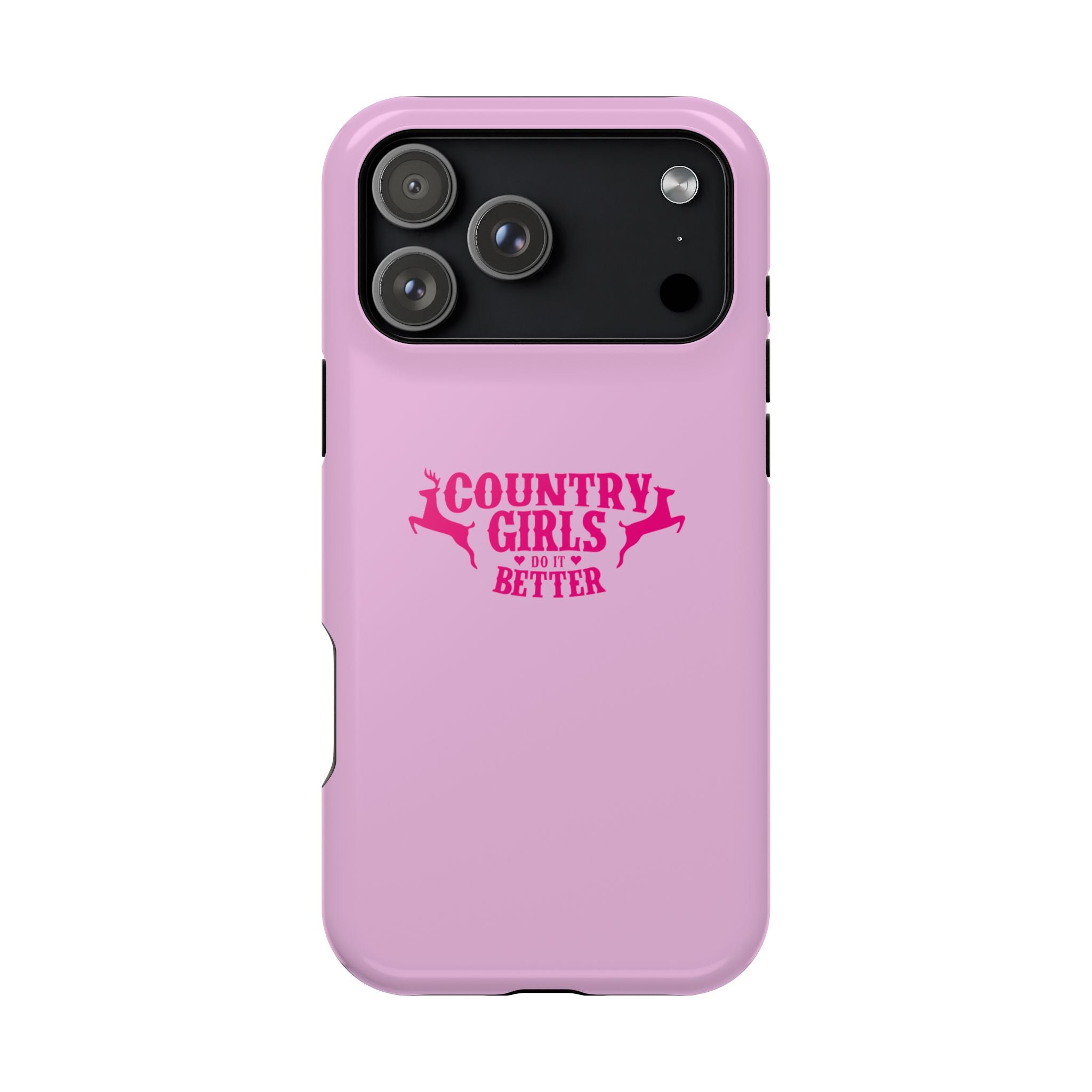 Country Girls Do It Better Pink Impact-Resistant Phone Case