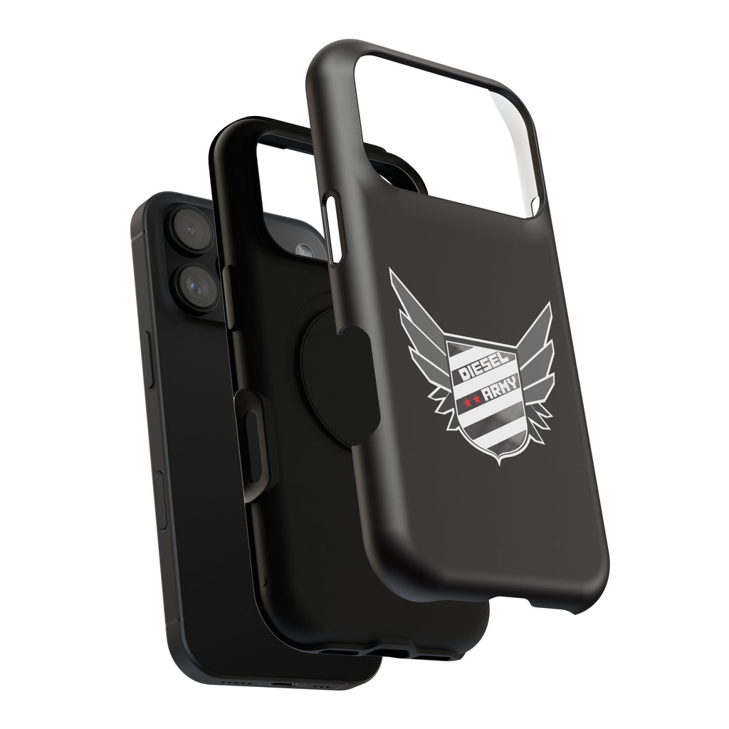 Phone Case — Black Diesel Army Emblem Impact-Resistant Case