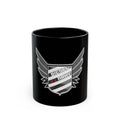 Diesel Army Black Coffee Mug — Shield & Wings Graphic (11oz/15oz)