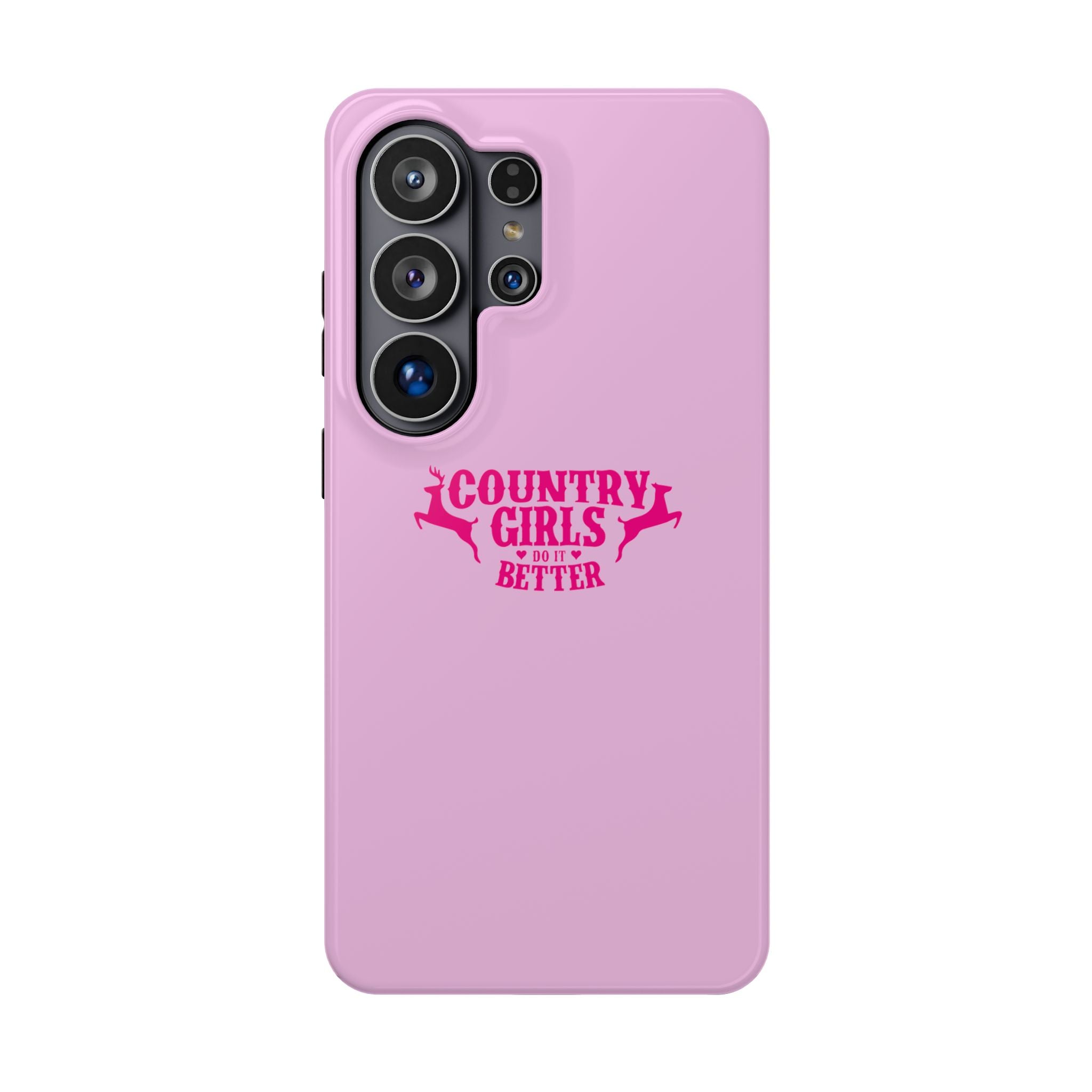 Country Girls Do It Better Pink Impact-Resistant Phone Case