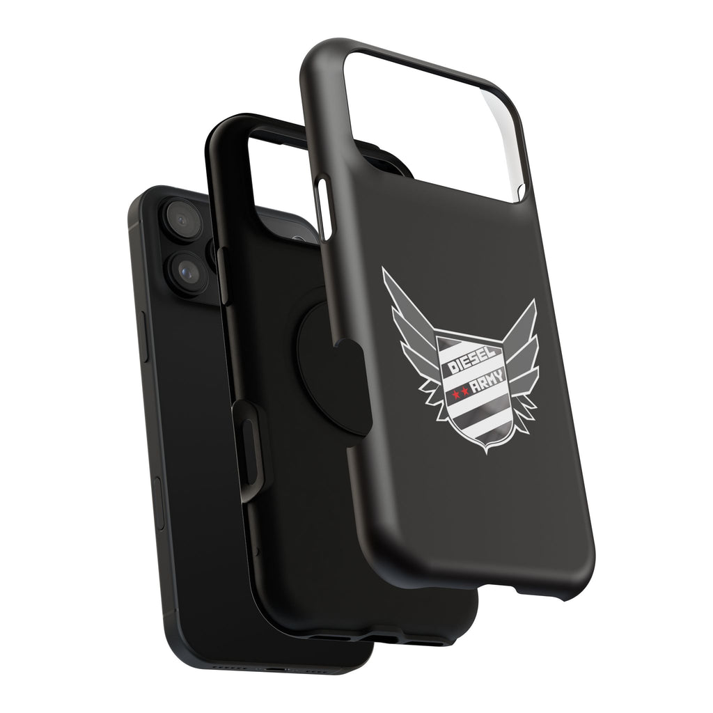 Phone Case — Black Diesel Army Emblem Impact-Resistant Case