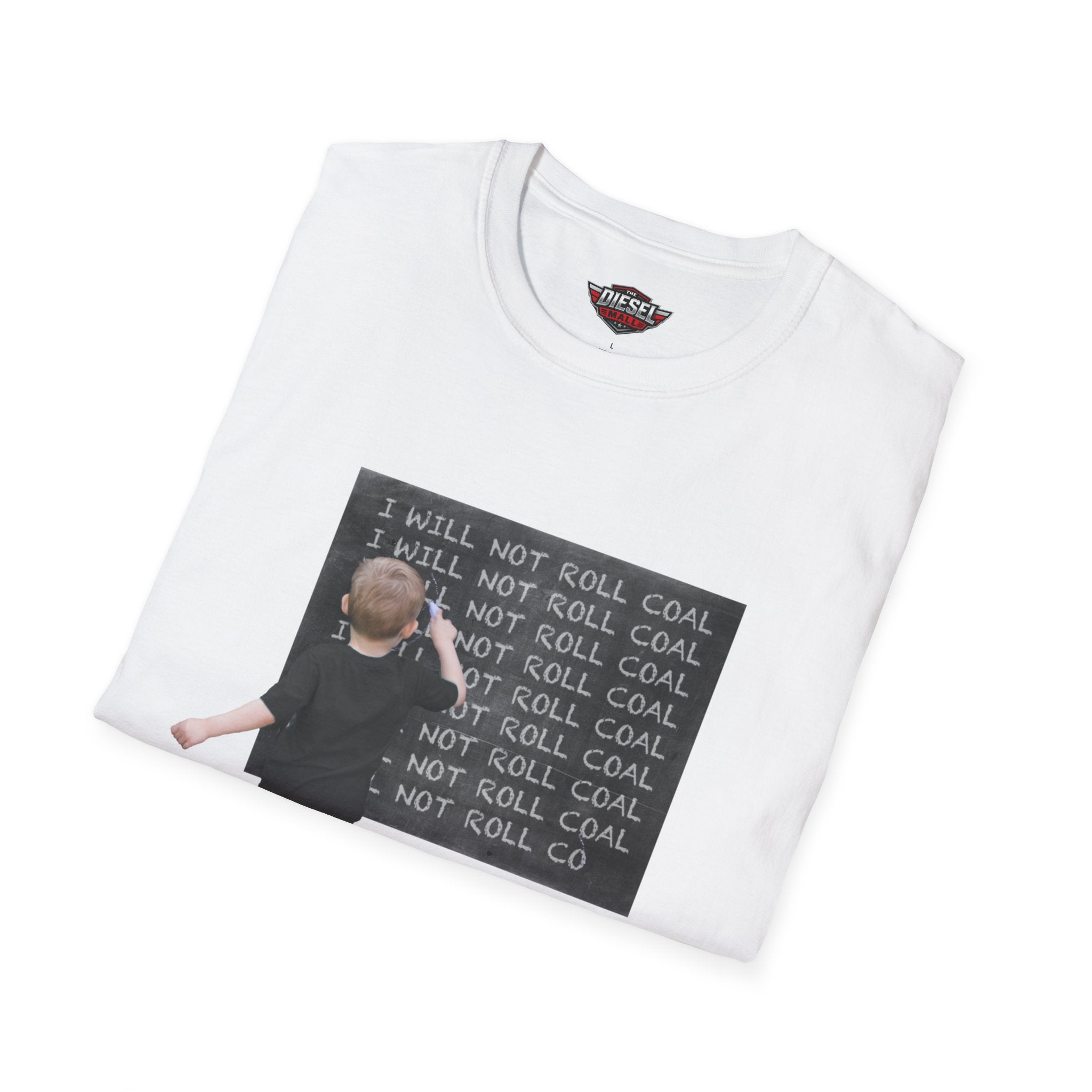 Chalkboard Kid 'I Will Not Roll Coal' T-Shirt