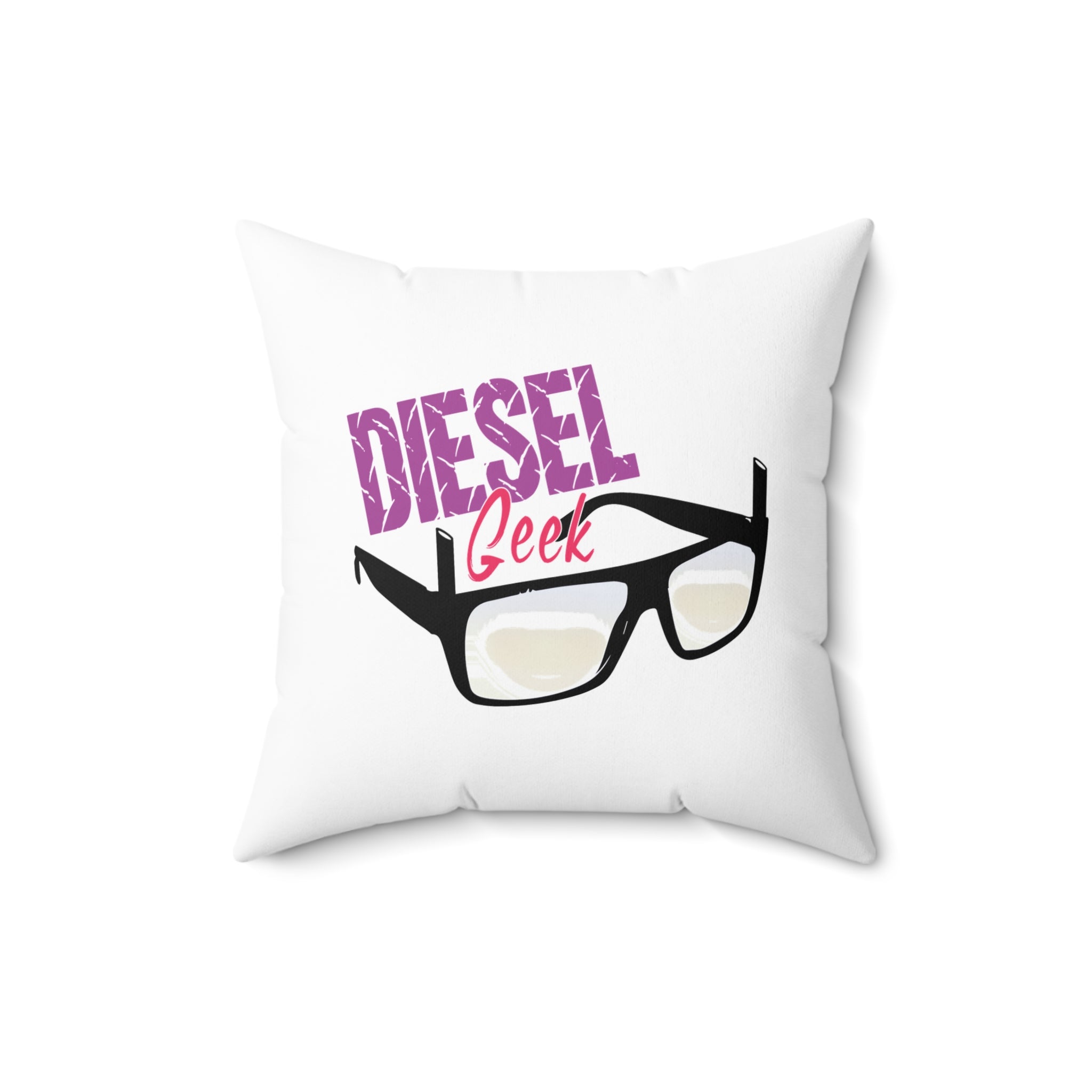 Diesel Geek Pillow — Decorative Throw Pillow