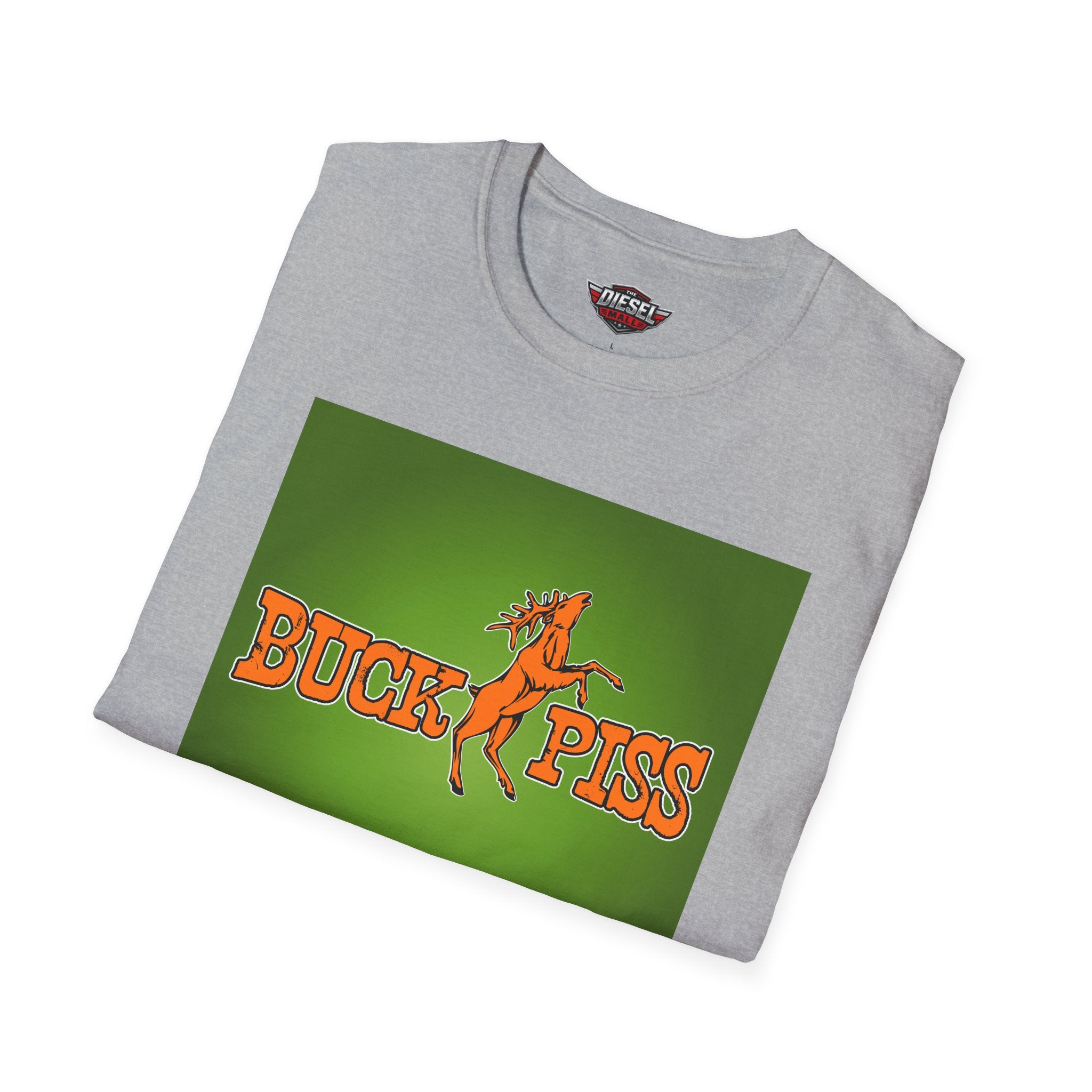 Buck Piss Graphic T-Shirt — Retro Bucking Horse Tee