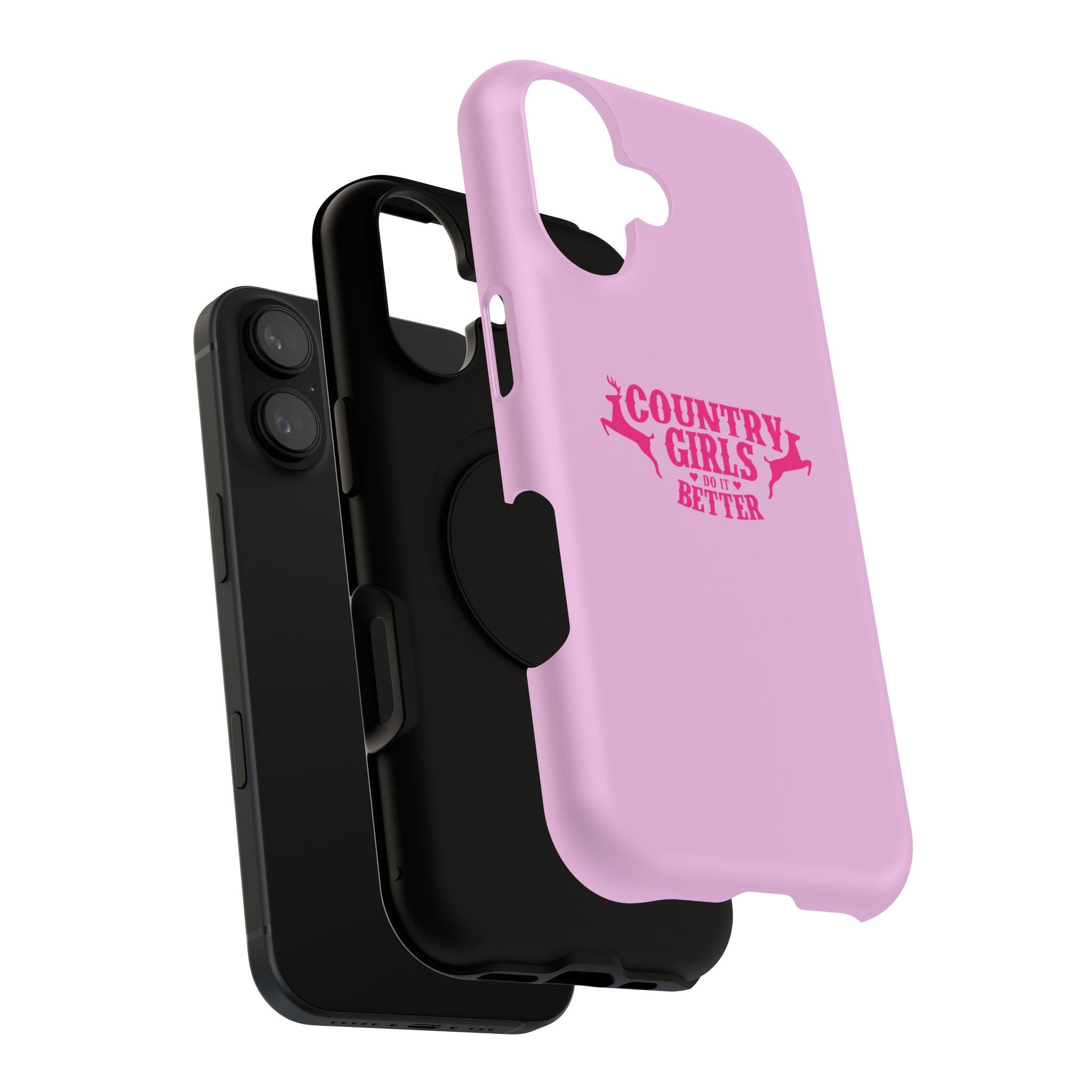 Country Girls Do It Better Pink Impact-Resistant Phone Case