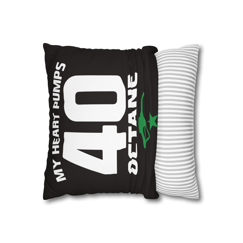 40 Octane Pillowcase – My Heart Pumps 40 Octane Decorative Throw Pillow Cover