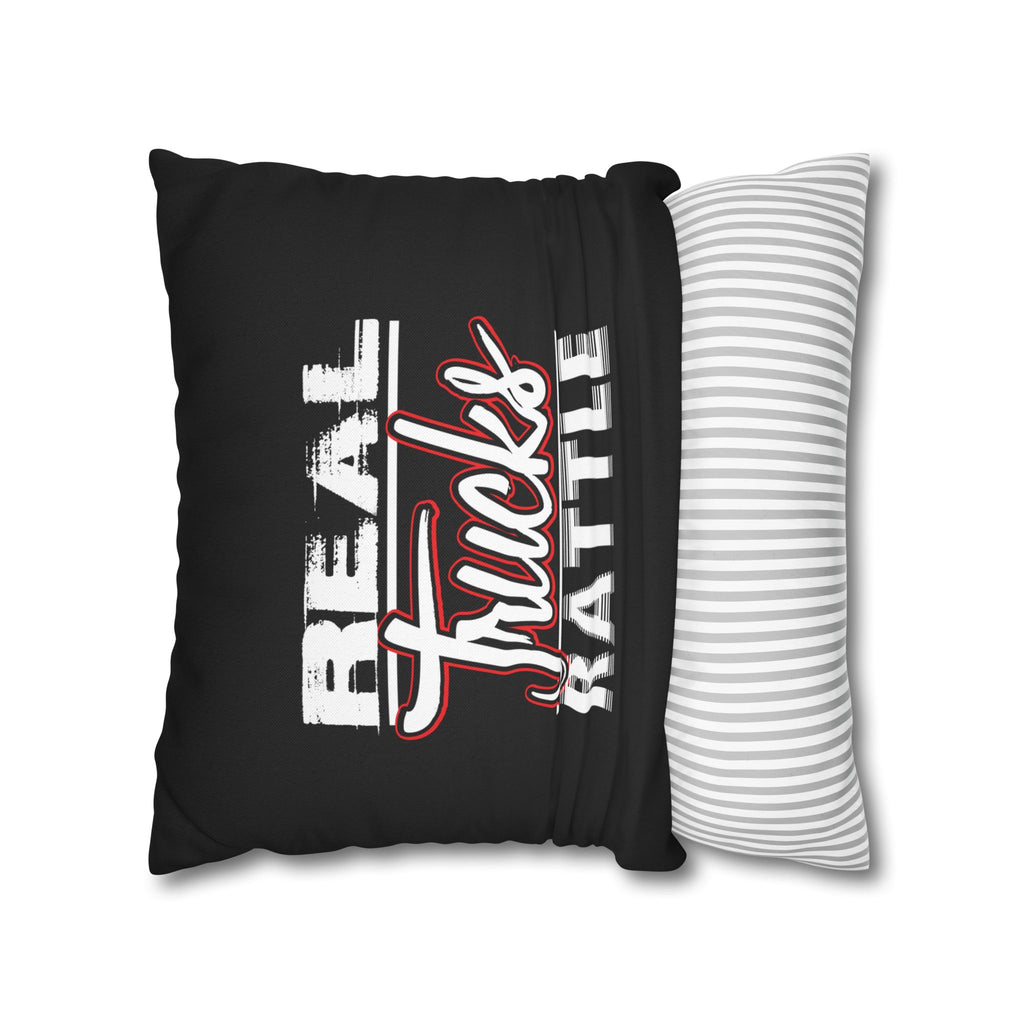 Trucker Pillowcase - "Real Trucks Rattle" Rustic Automotive Accent Pillow Cover