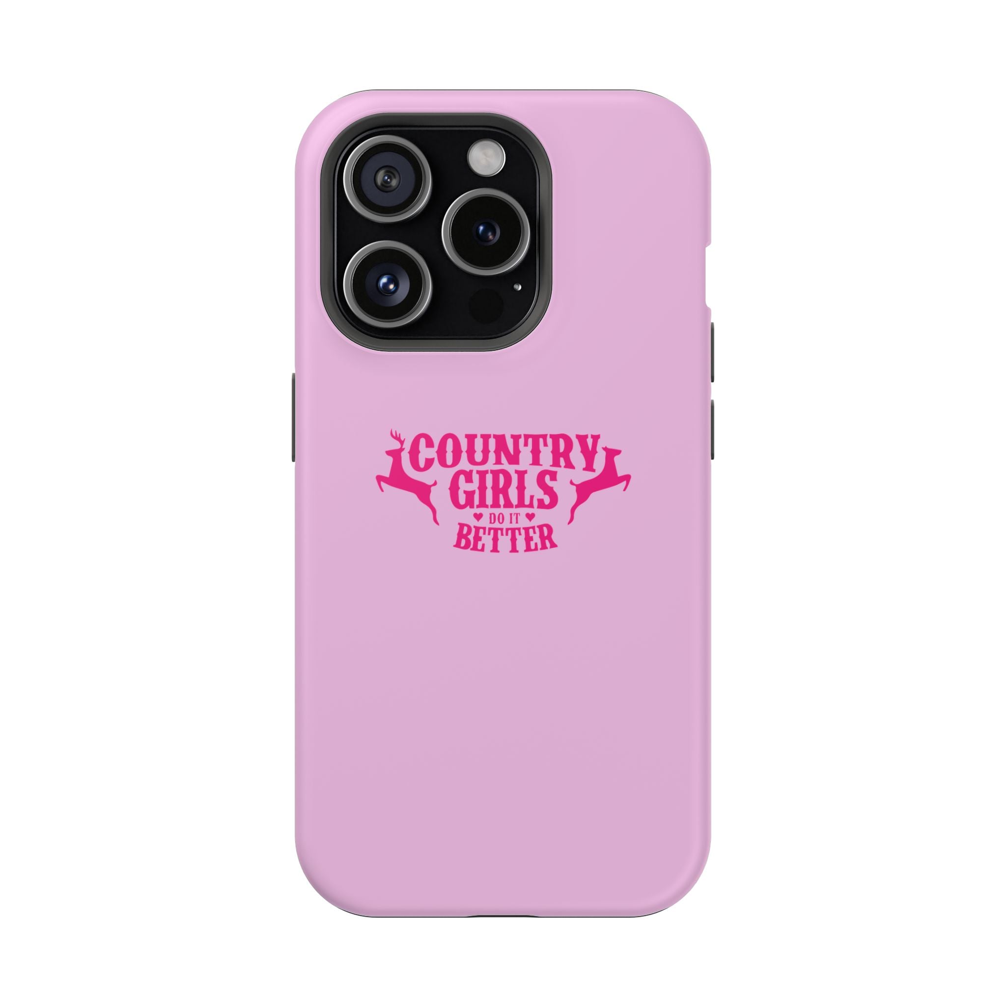 Country Girls Do It Better Pink Impact-Resistant Phone Case