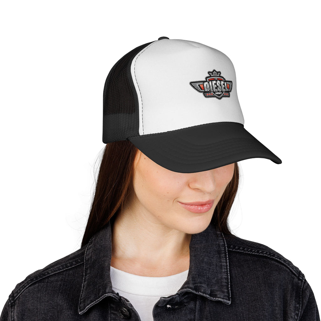 Diesel Badge Trucker Cap – Vintage Automotive Logo Snapback