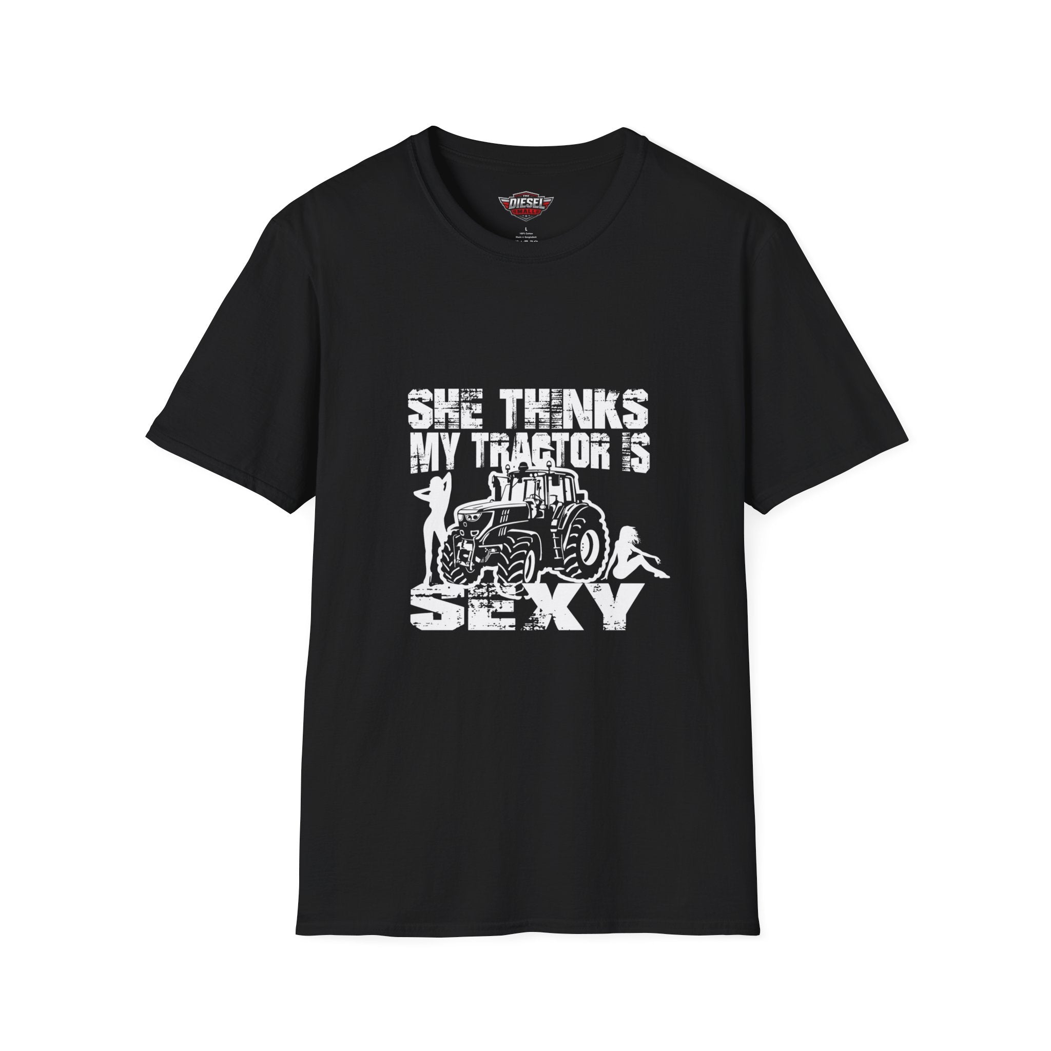 Tractor Sexy T-Shirt — "She Thinks My Tractor Is Sexy" Farm Humor Tee