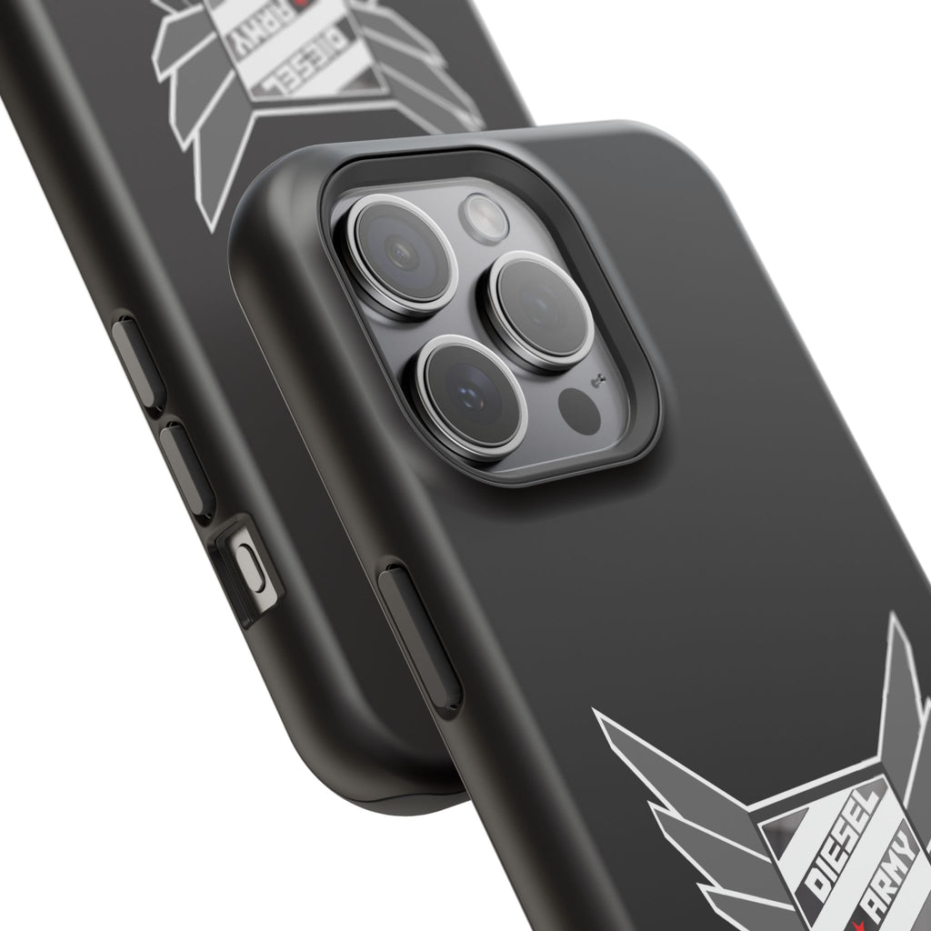 Phone Case — Black Diesel Army Emblem Impact-Resistant Case