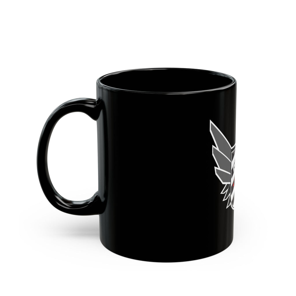 Diesel Army Black Coffee Mug — Shield & Wings Graphic (11oz/15oz)