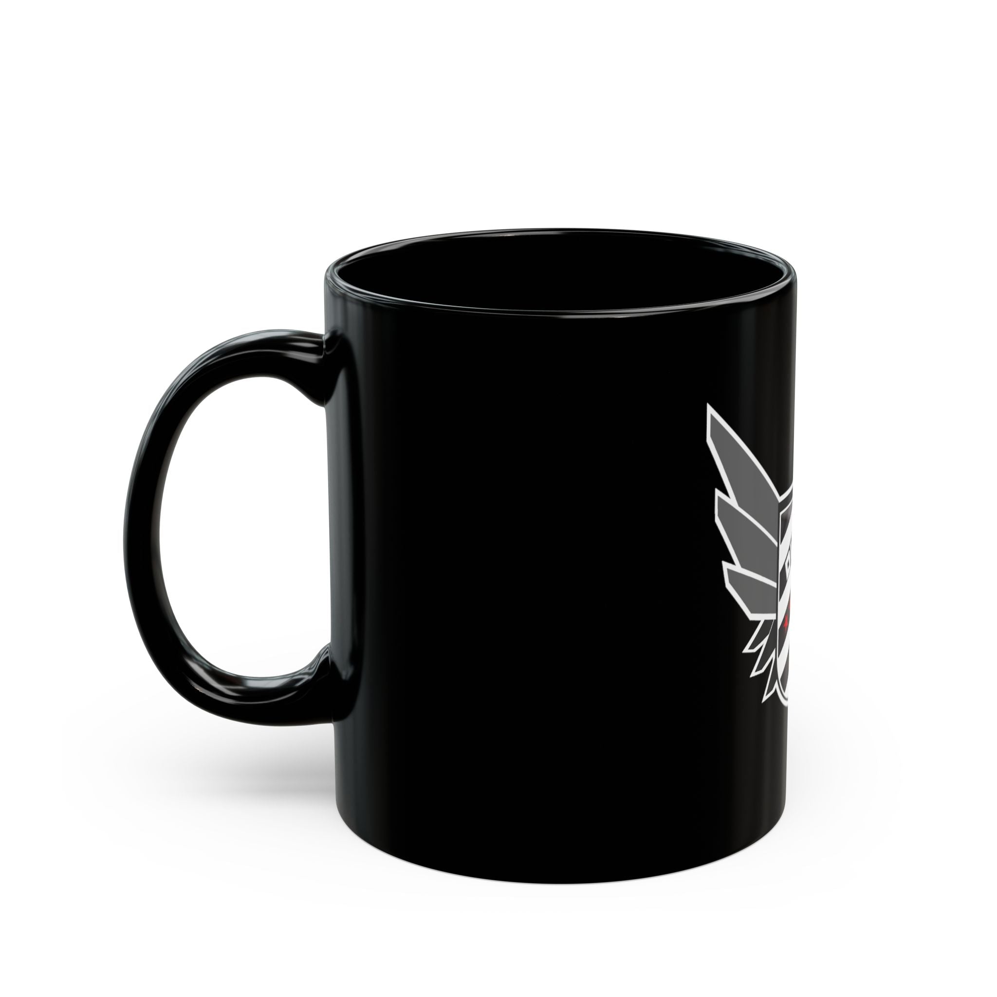 Diesel Army Black Coffee Mug — Shield & Wings Graphic (11oz/15oz)