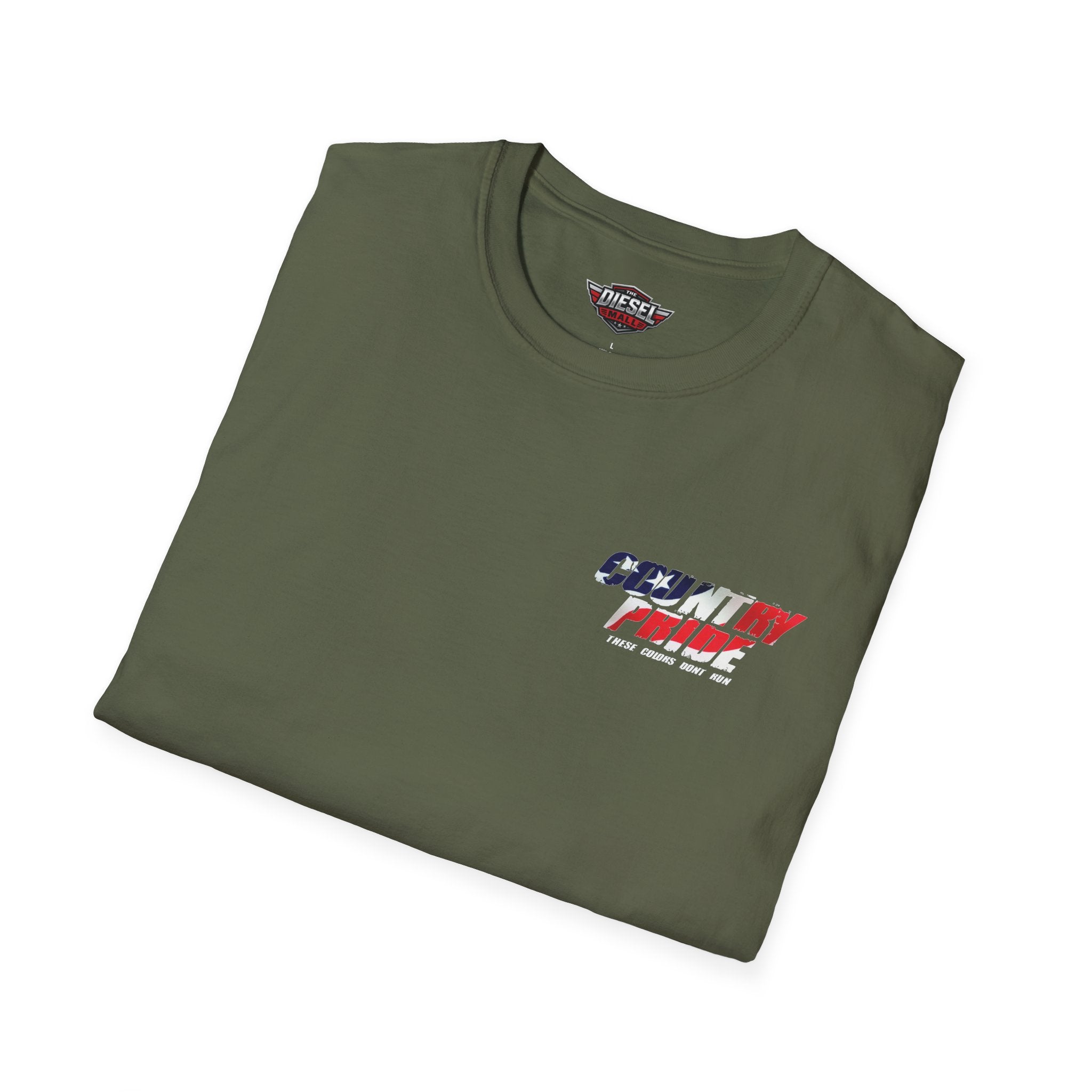 Patriotic Country Pride T-Shirt — American Flag 'Country Pride' Graphic