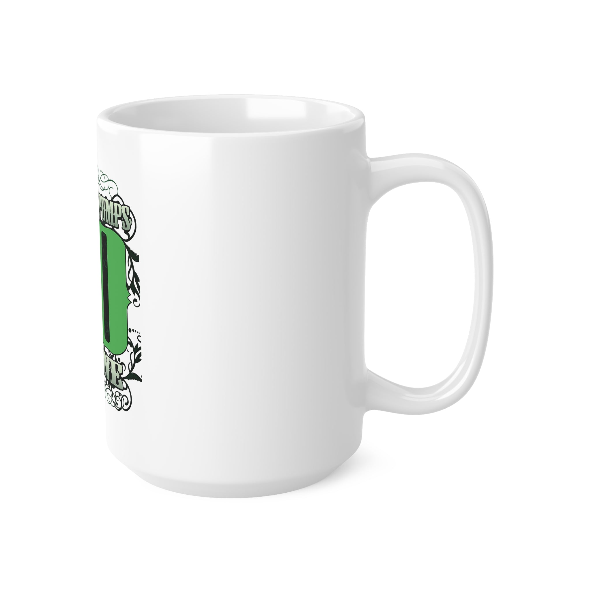 "My Heart Pumps 40 Octane" Ceramic Coffee Cup (11oz/15oz)