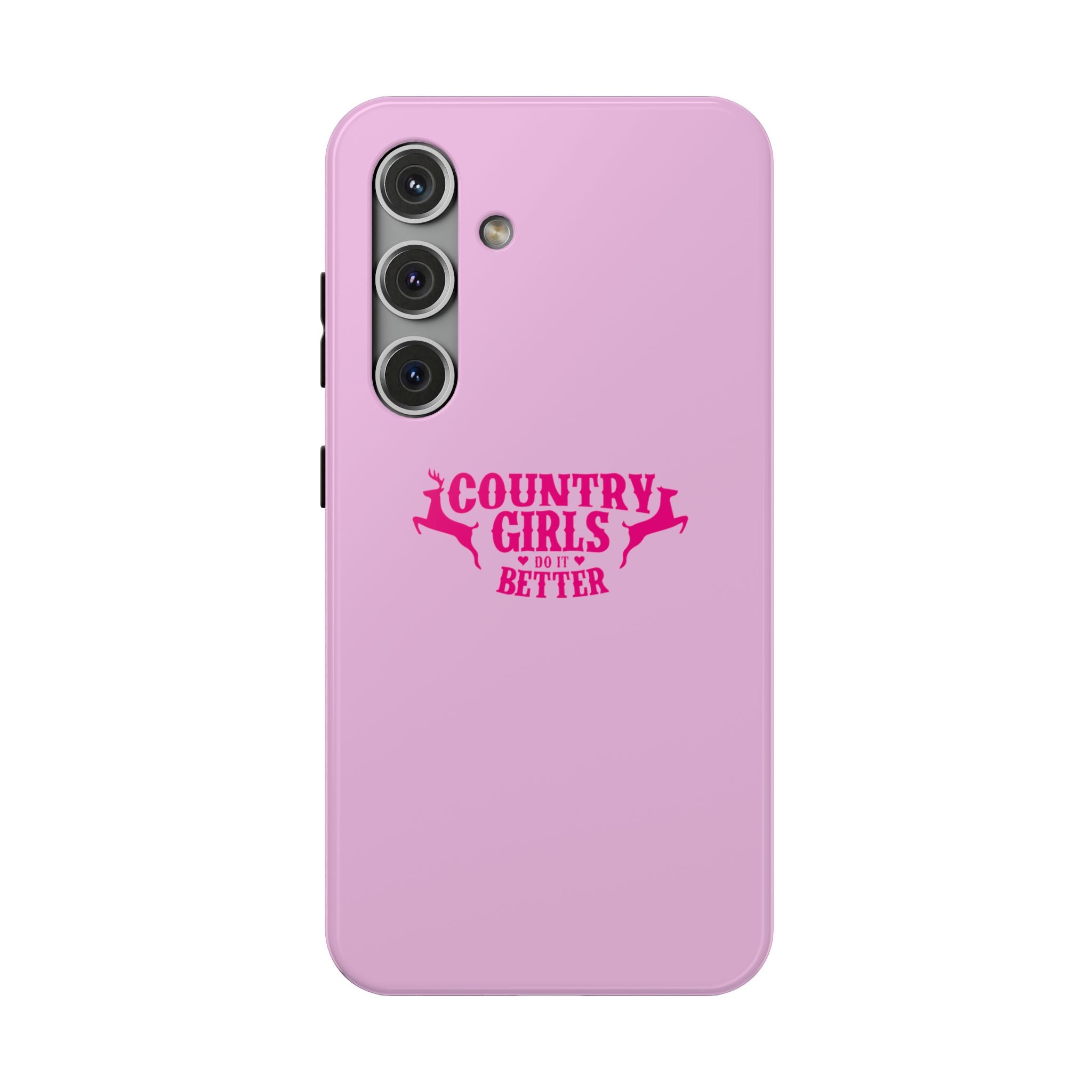 Country Girls Do It Better Pink Impact-Resistant Phone Case