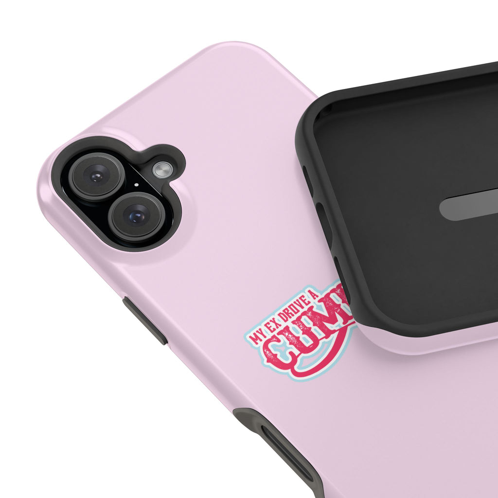 Impact-Resistant Phone Case — "My Ex Drove a Cummins" Pink Protective Cover