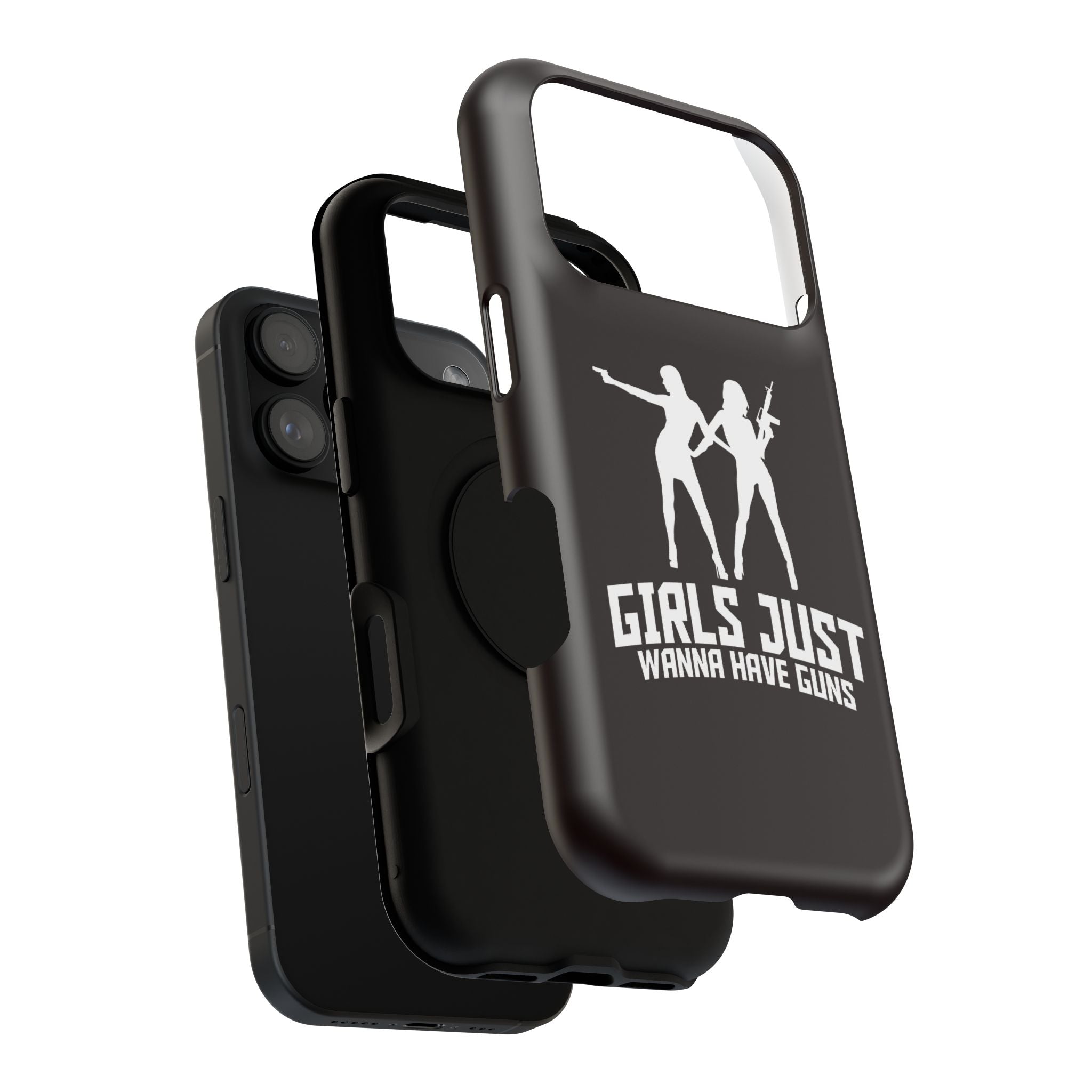Phone Case — "Girls Just Wanna Have Guns" Impact-Resistant Protective Case