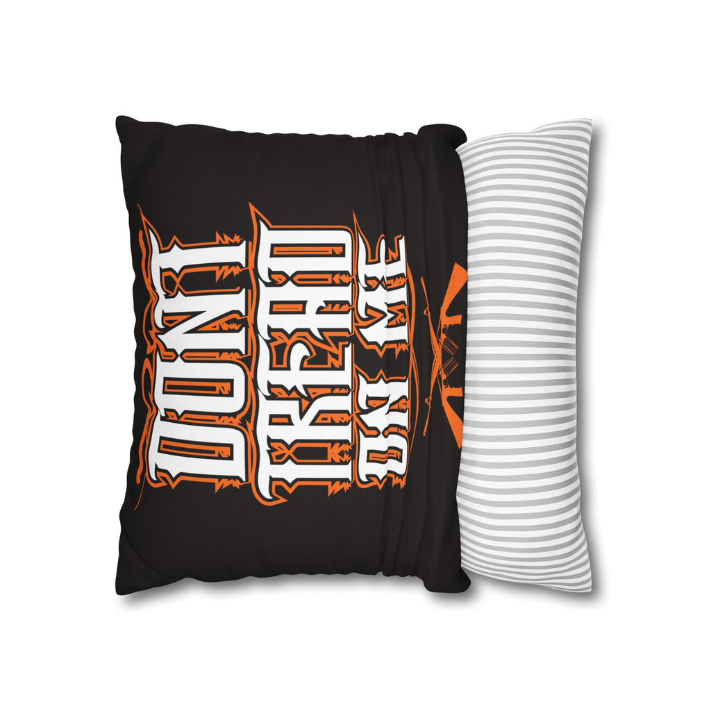 Don't Tread On Me Square Pillow — Patriotic Gadsden-Style Decorative Throw