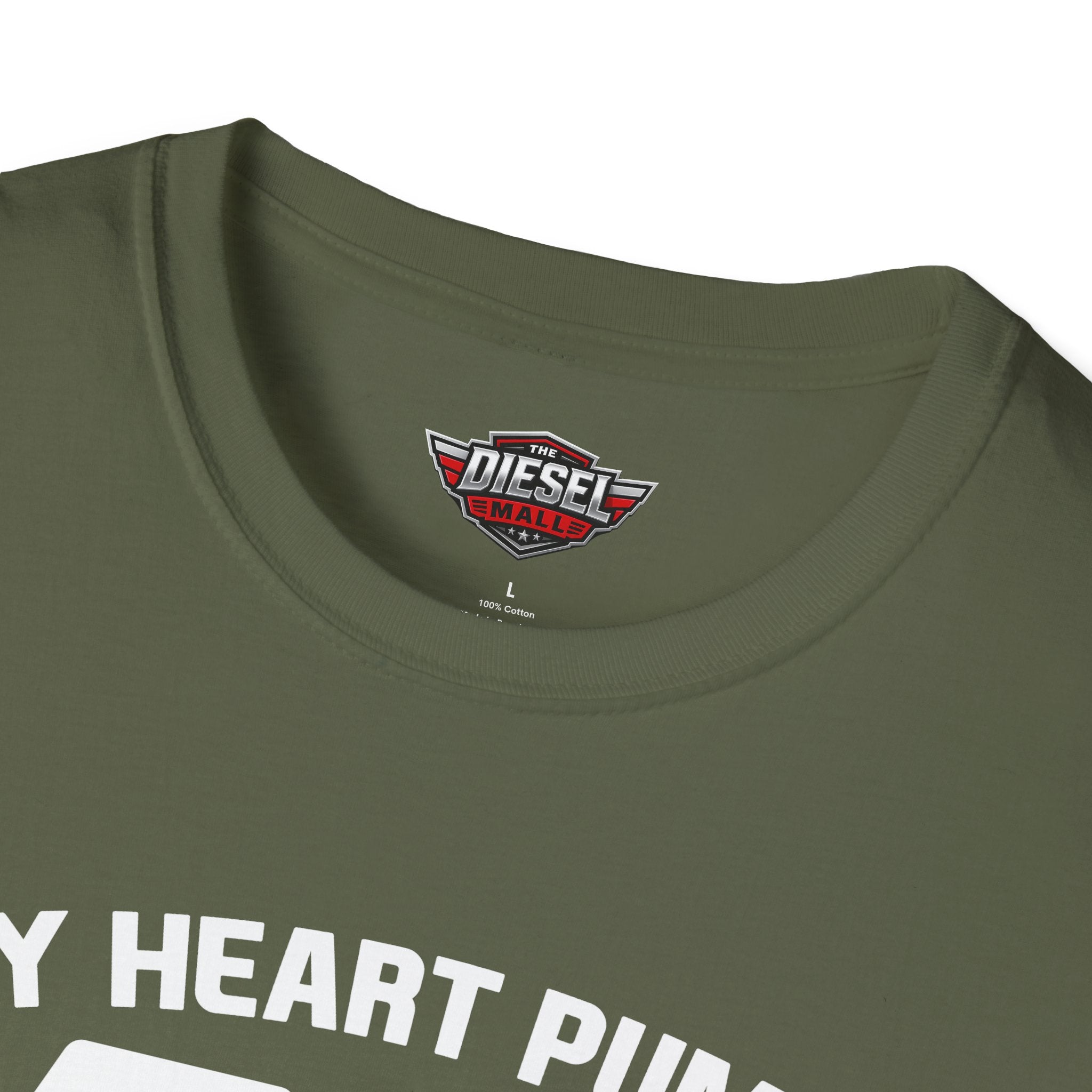 40 Octane T-Shirt — 'My Heart Pumps 40 Octane' Birthday Tee for Car Lovers