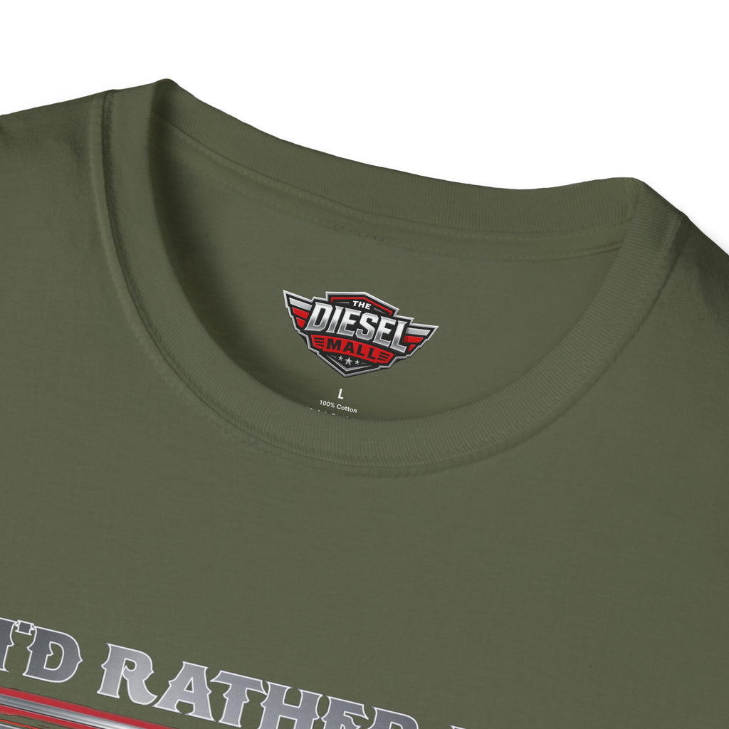 T-Shirt — "I'd Rather Be Cummins Than Strokin'" Diesel Truck Fan Tee