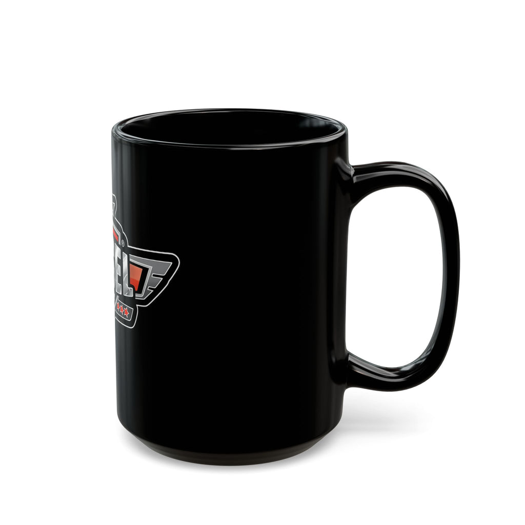 Diesel Army Logo Mug — Black Coffee Cup for Truckers & Gearheads (11oz/15oz)