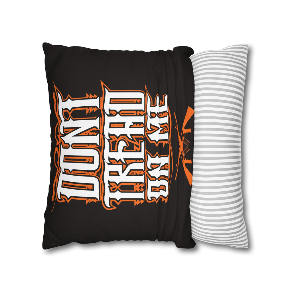 Don't Tread On Me Square Pillow — Patriotic Gadsden-Style Decorative Throw