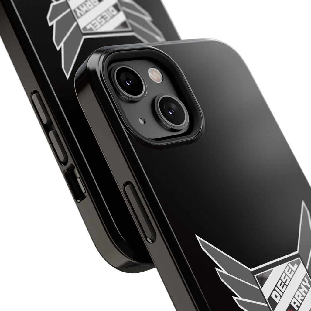 Phone Case — Black Diesel Army Emblem Impact-Resistant Case