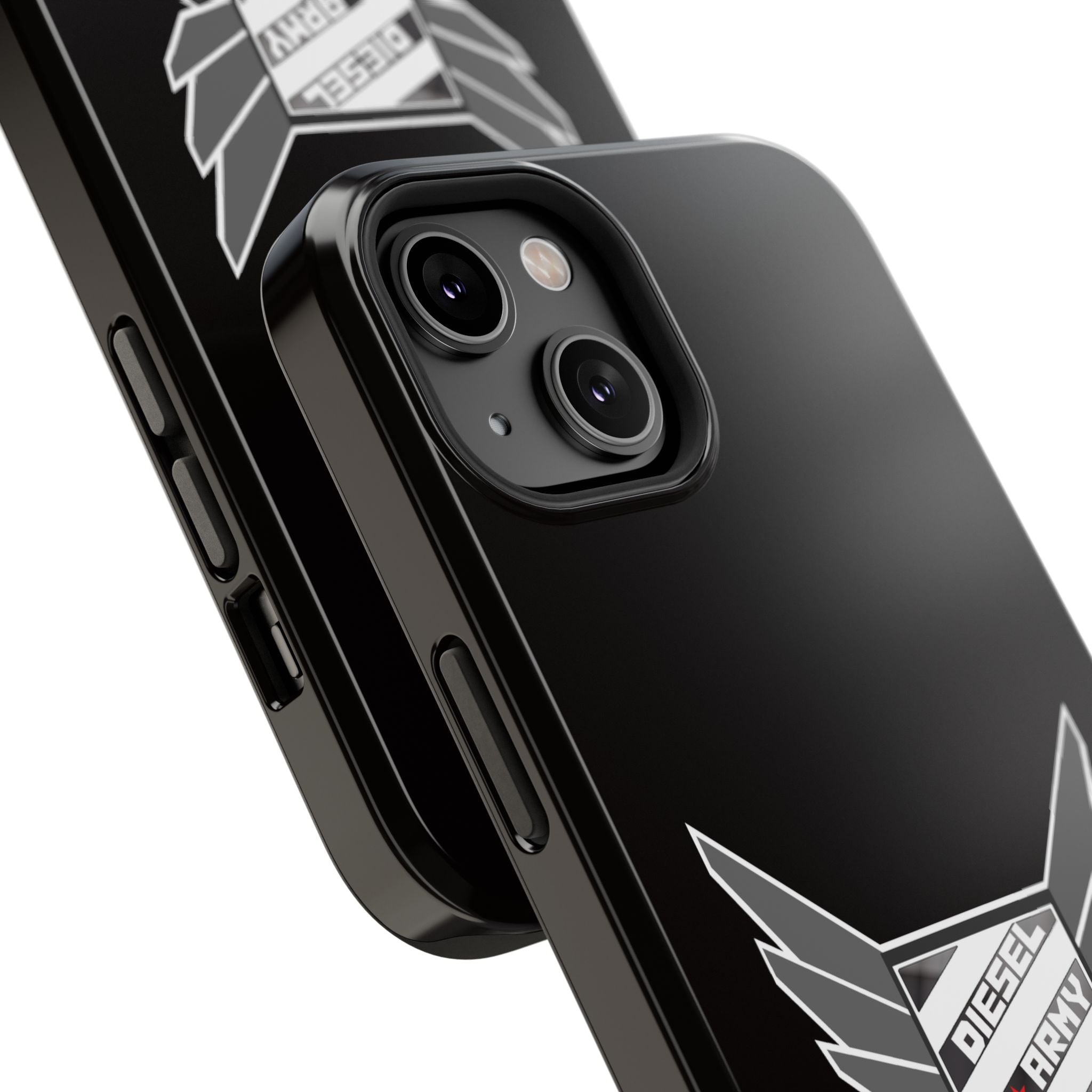 Phone Case — Black Diesel Army Emblem Impact-Resistant Case