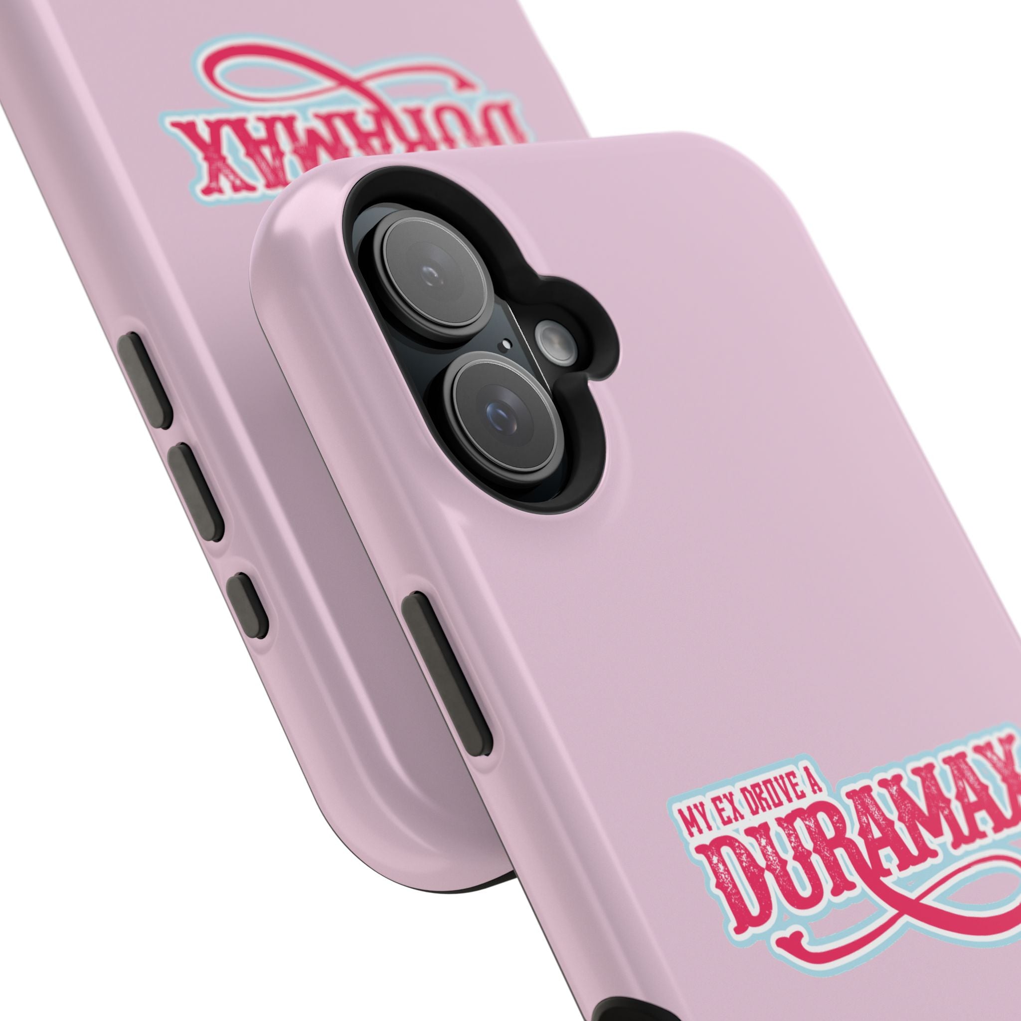 Duramax Phone Case — Impact-Resistant Pink Protective Case with “My Ex Drove a Duramax” Graphic