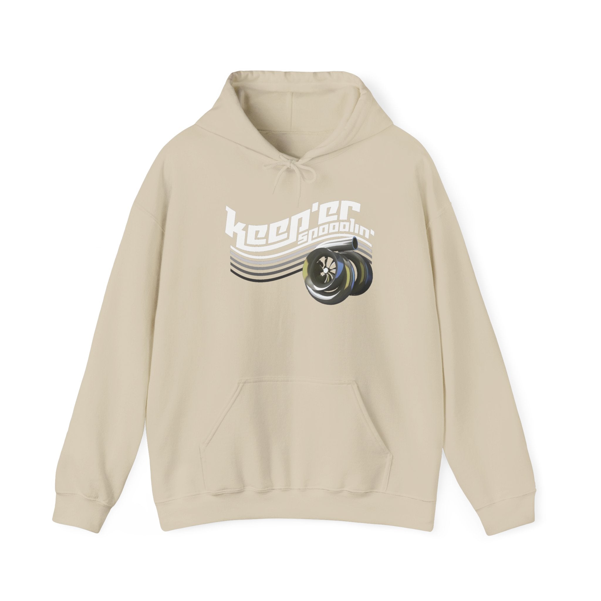 Keeper Automotive Hoodie — "Keeper Goodoline" Lens & Racing Stripe Design