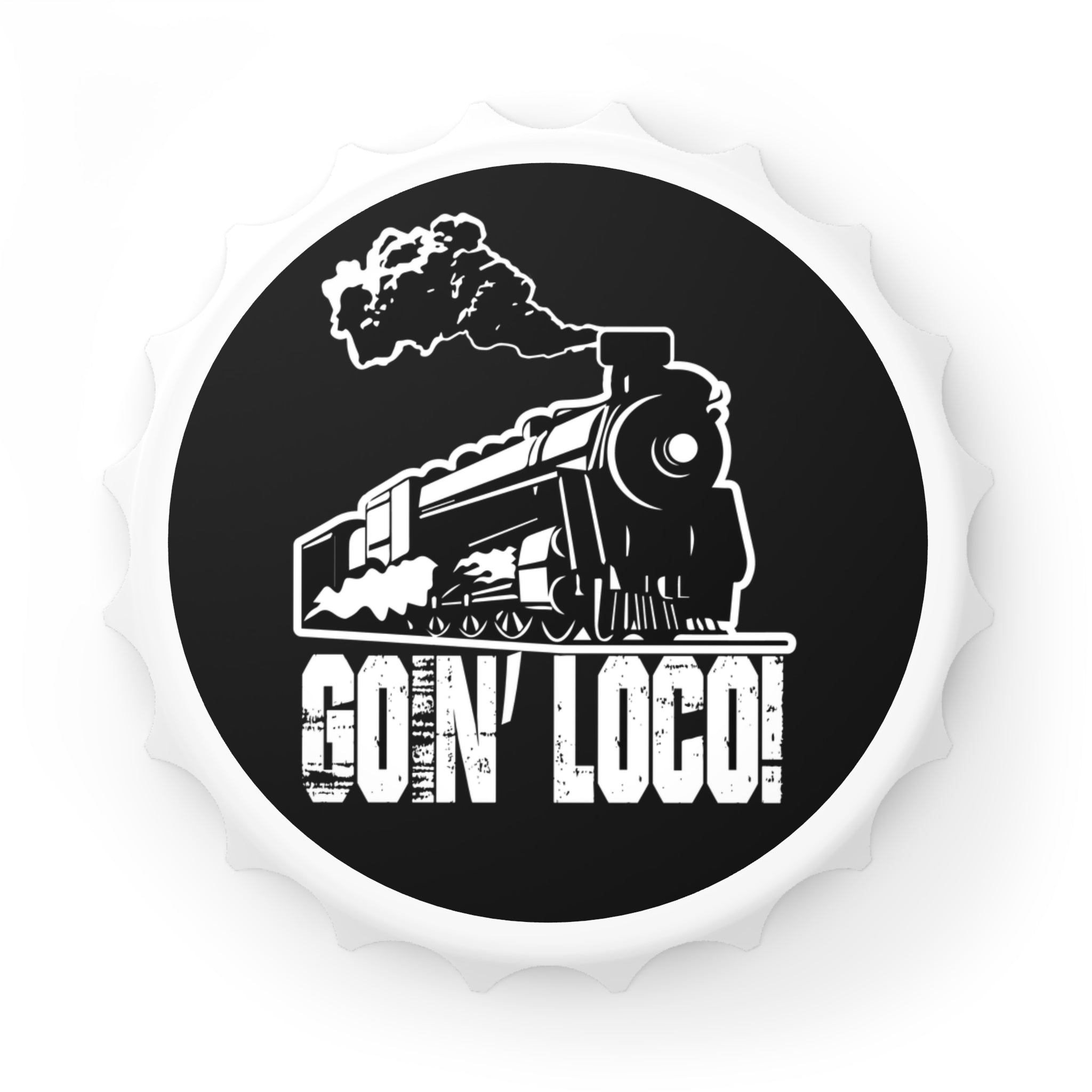 Go'n' Loco Train Bottle Opener — Retro Steam Engine Beer Opener