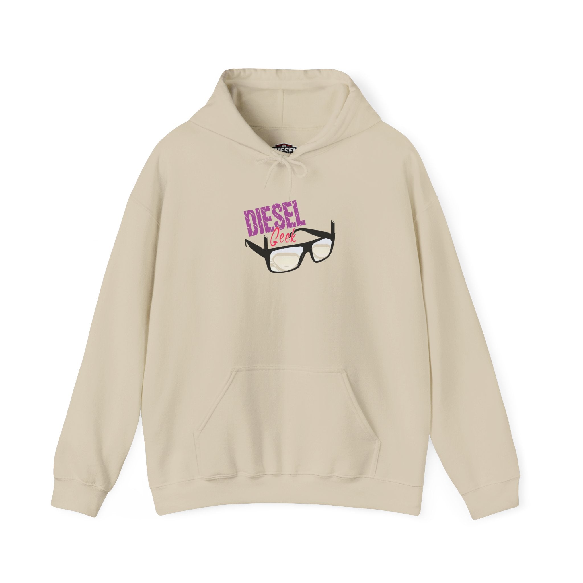 Diesel Dad Hoodie - 'Diesel' Glasses Graphic Pullover