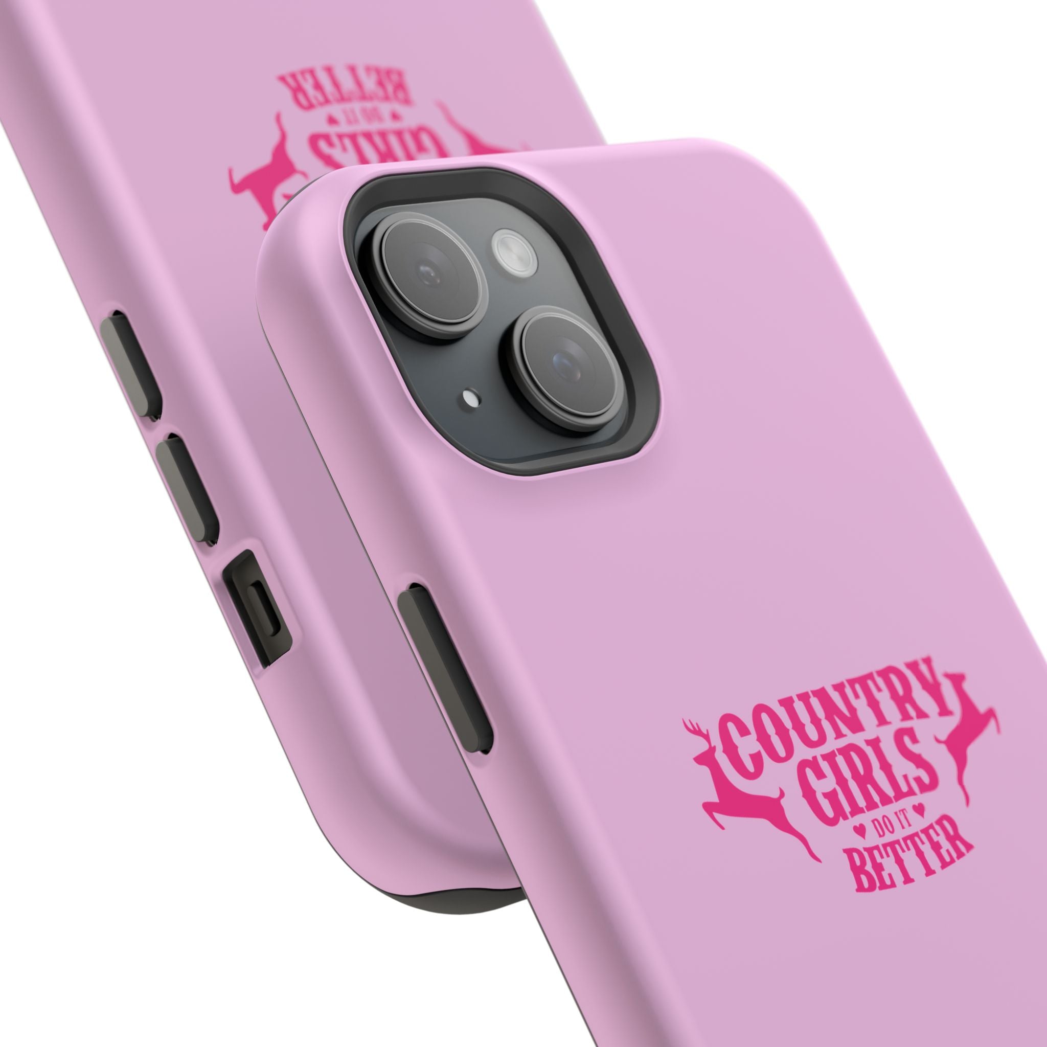Country Girls Do It Better Pink Impact-Resistant Phone Case