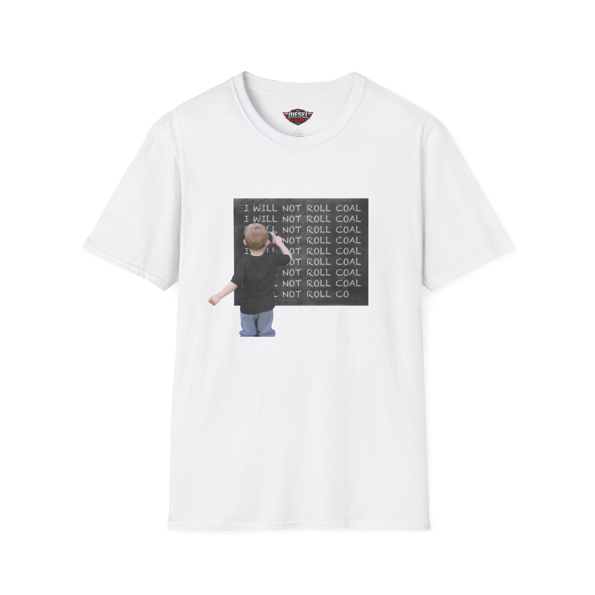Chalkboard Kid 'I Will Not Roll Coal' T-Shirt