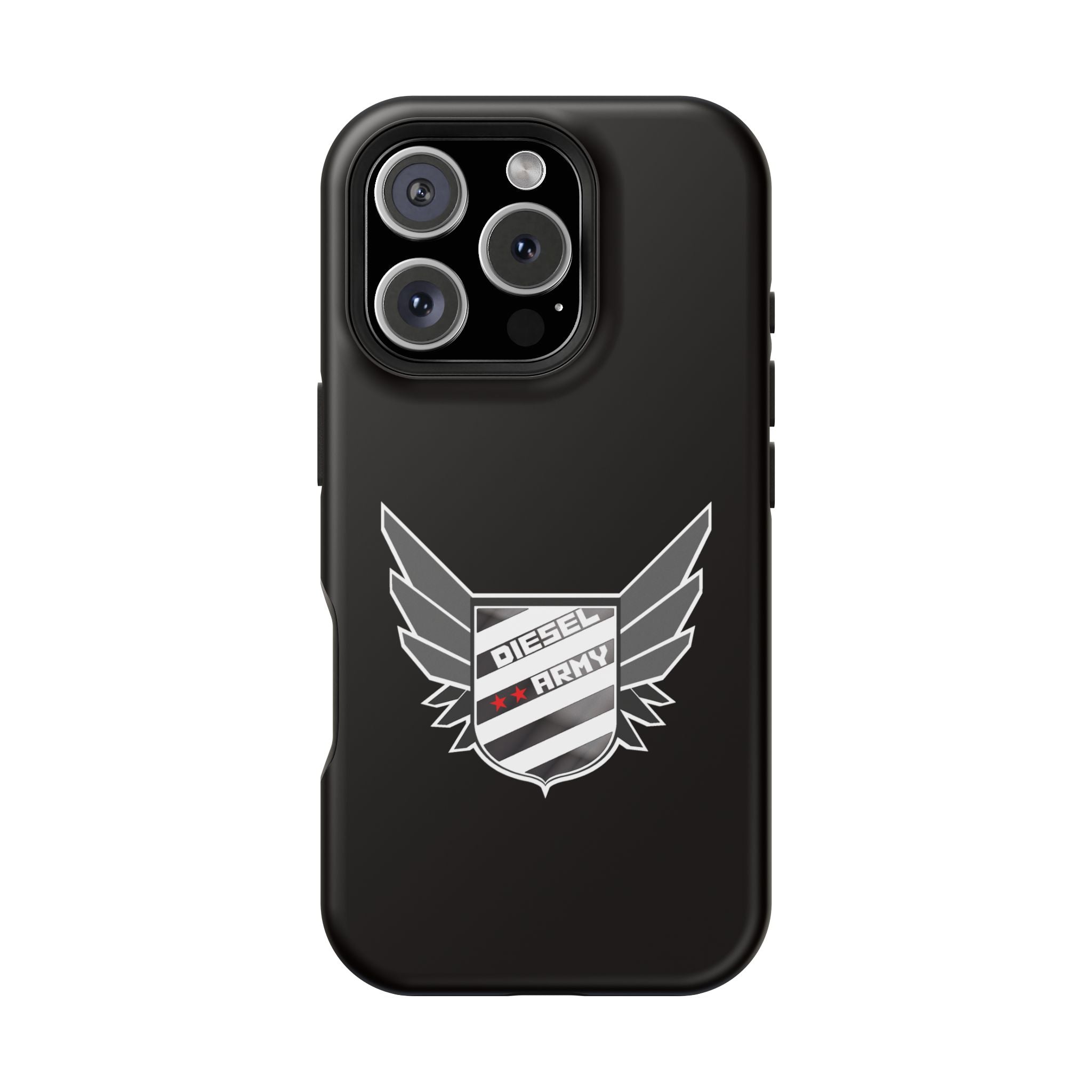 Phone Case — Black Diesel Army Emblem Impact-Resistant Case