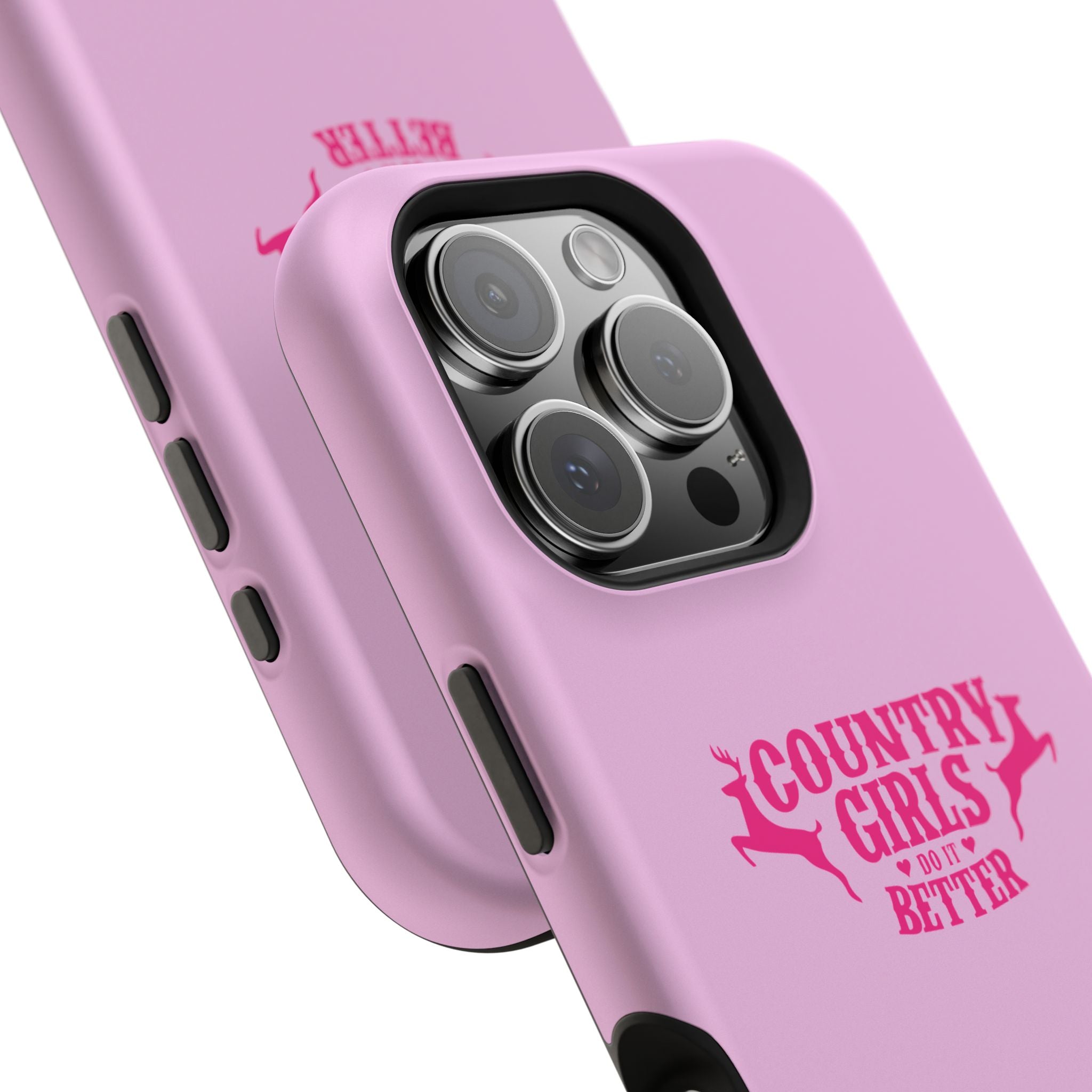Country Girls Do It Better Pink Impact-Resistant Phone Case