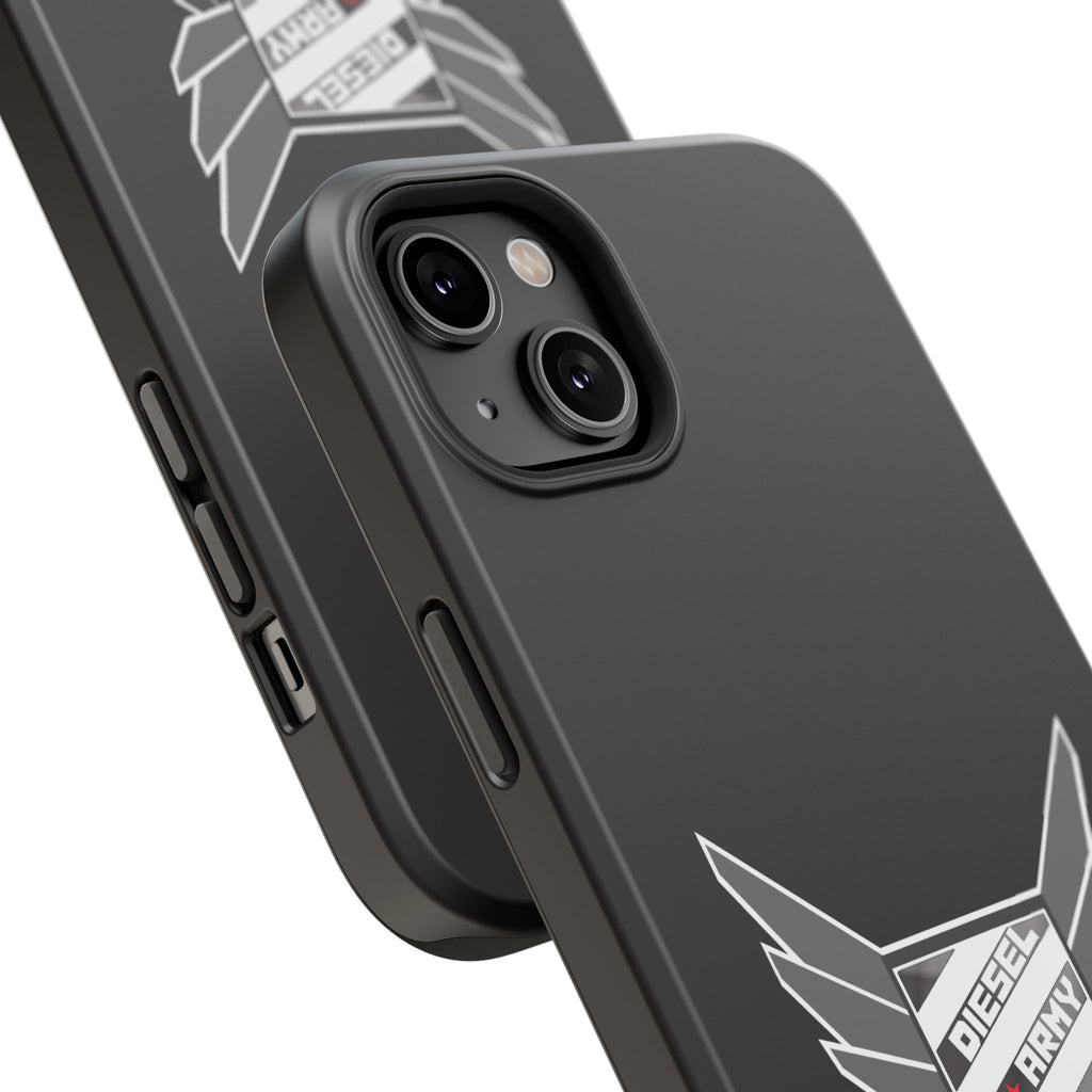 Phone Case — Black Diesel Army Emblem Impact-Resistant Case