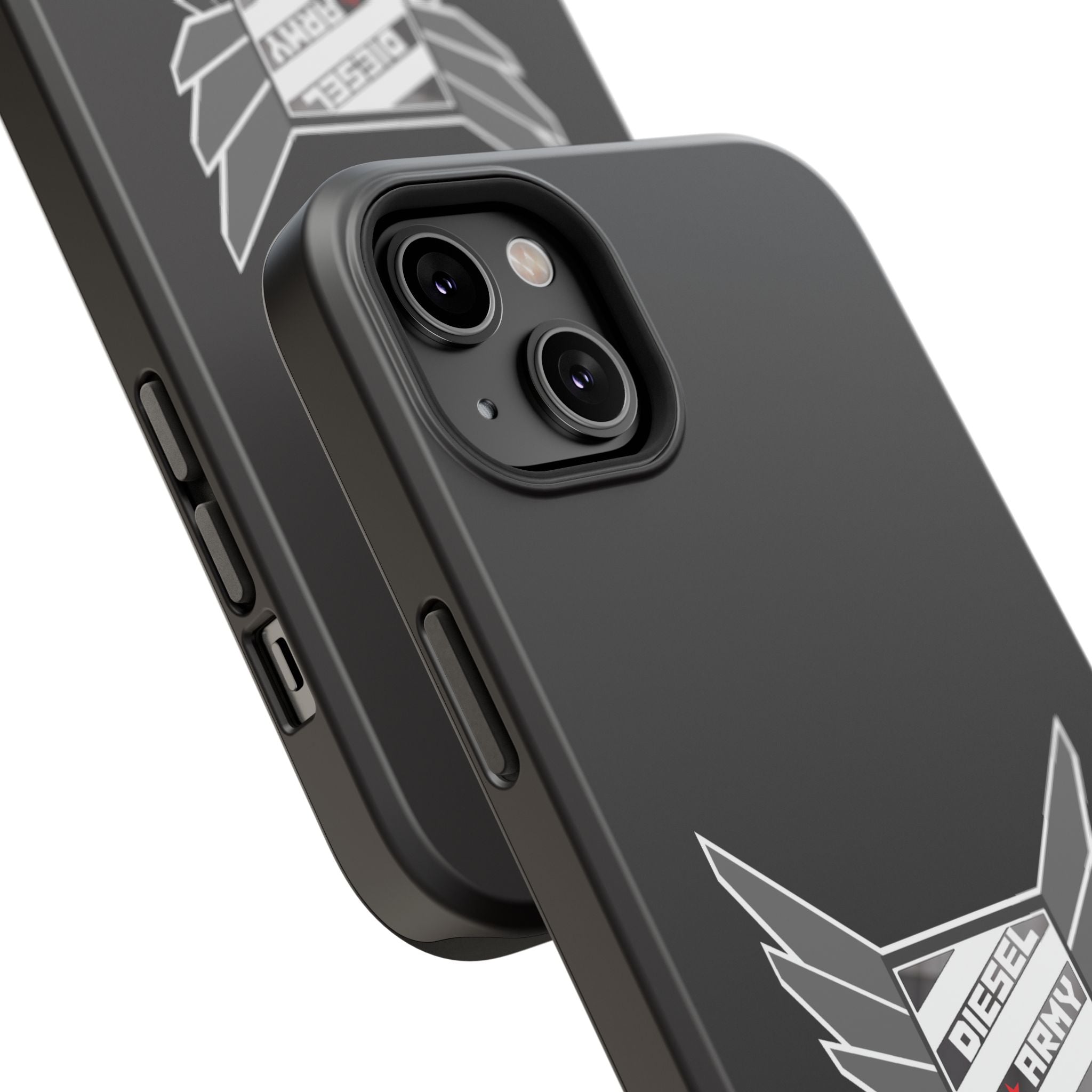 Phone Case — Black Diesel Army Emblem Impact-Resistant Case