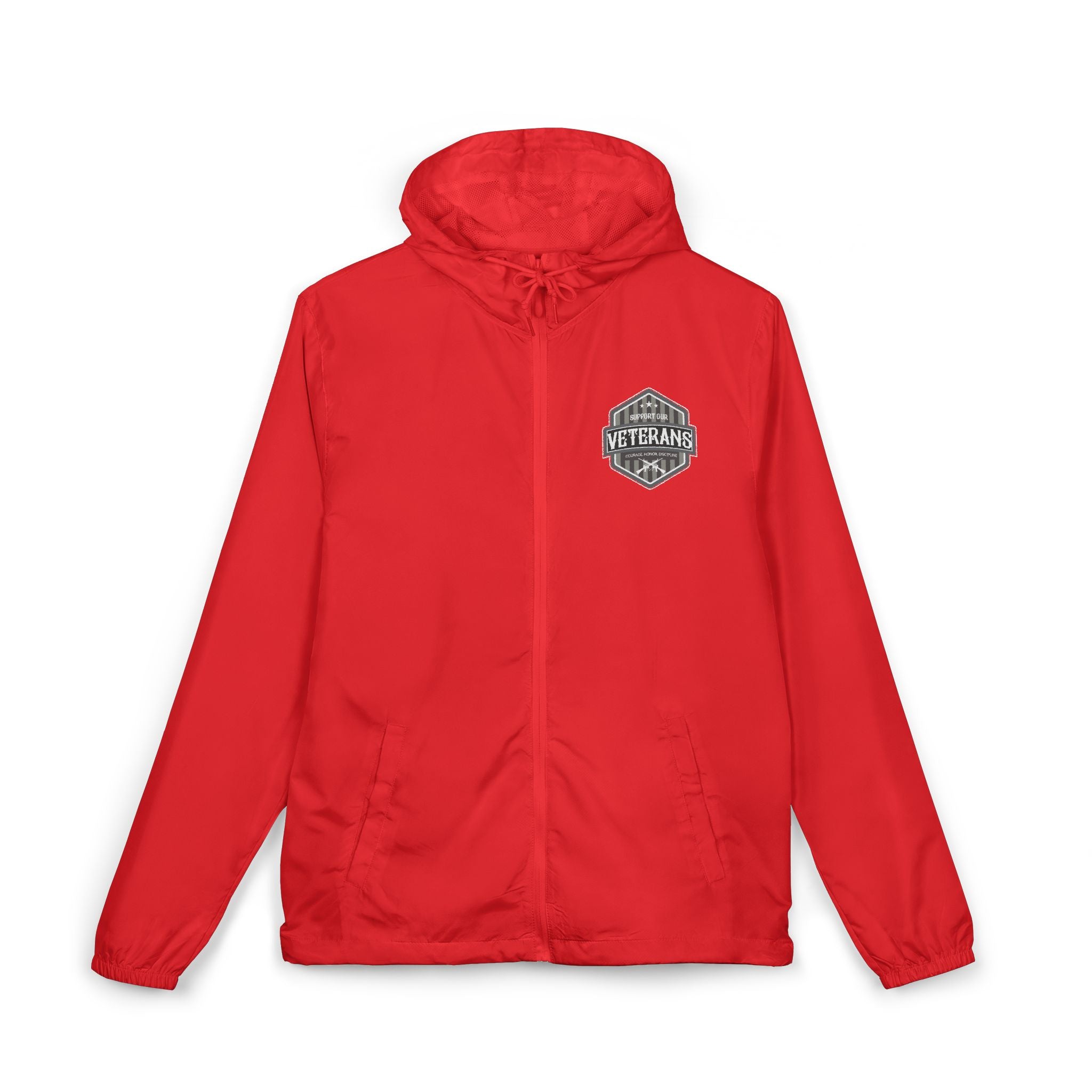 Veterans Badge Windbreaker Jacket