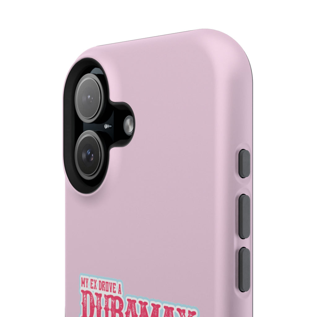 Duramax Phone Case — Impact-Resistant Pink Protective Case with “My Ex Drove a Duramax” Graphic
