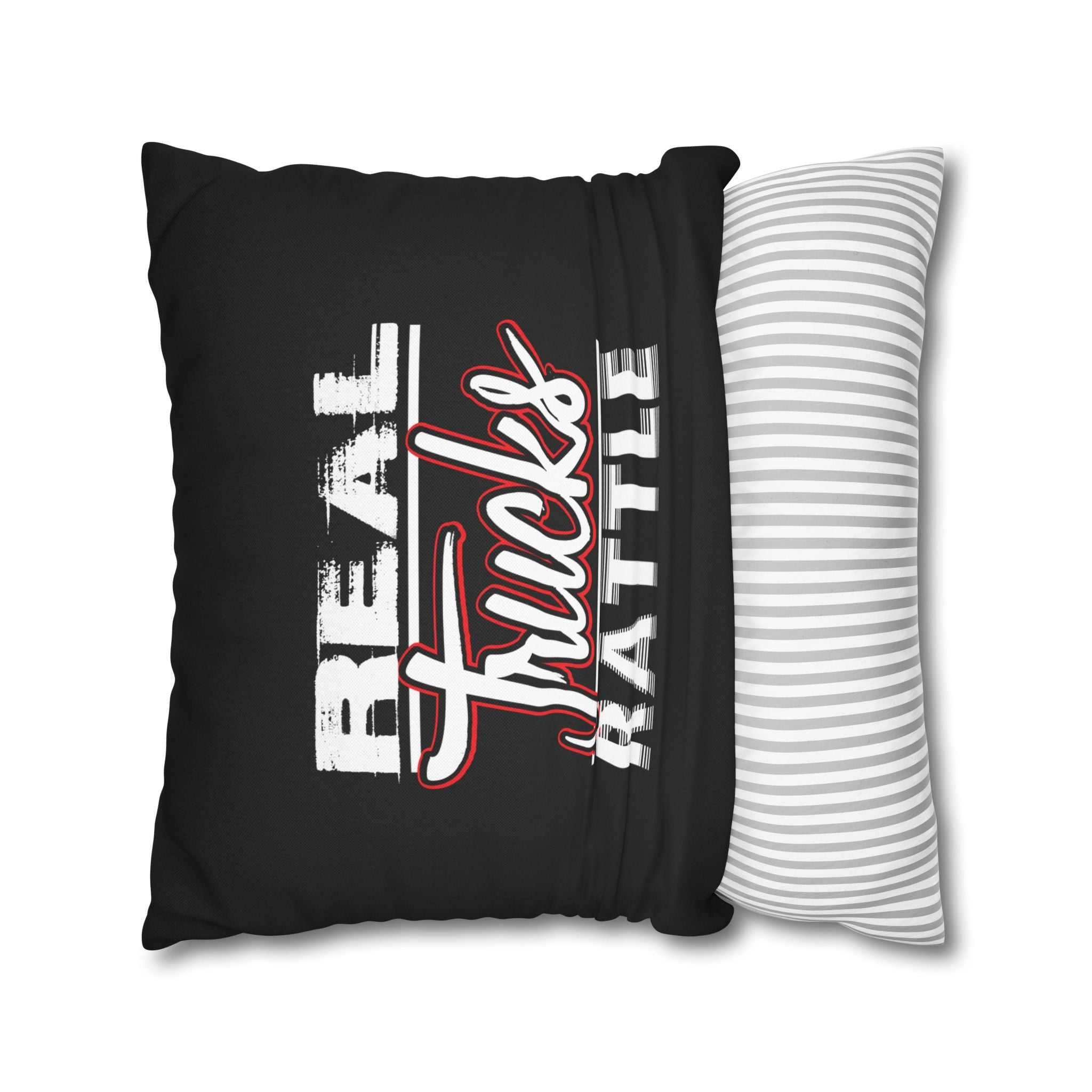 Trucker Pillowcase - "Real Trucks Rattle" Rustic Automotive Accent Pillow Cover