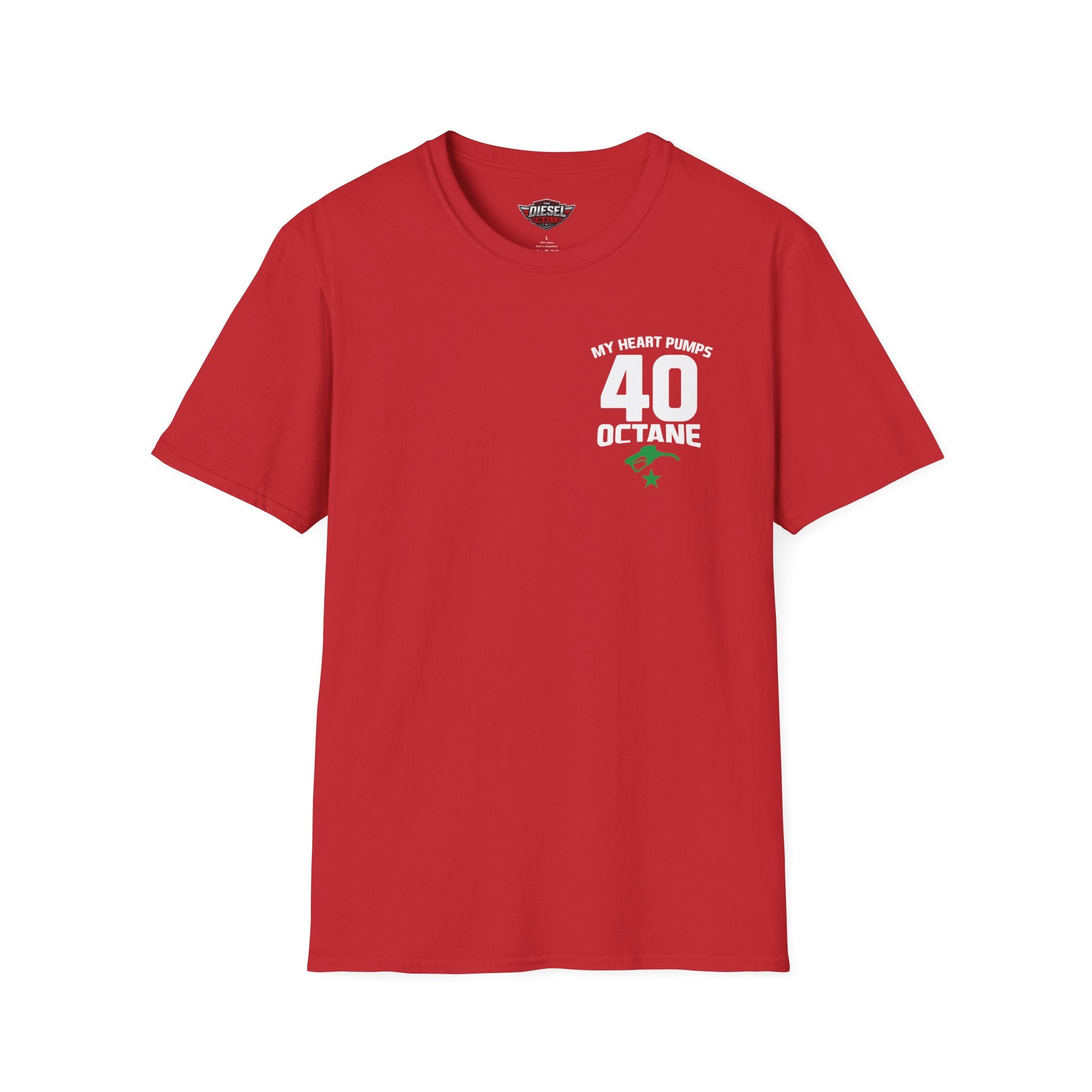 My Heart Pumps 40 Octane T-Shirt — Racing Enthusiast 40th Birthday Tee