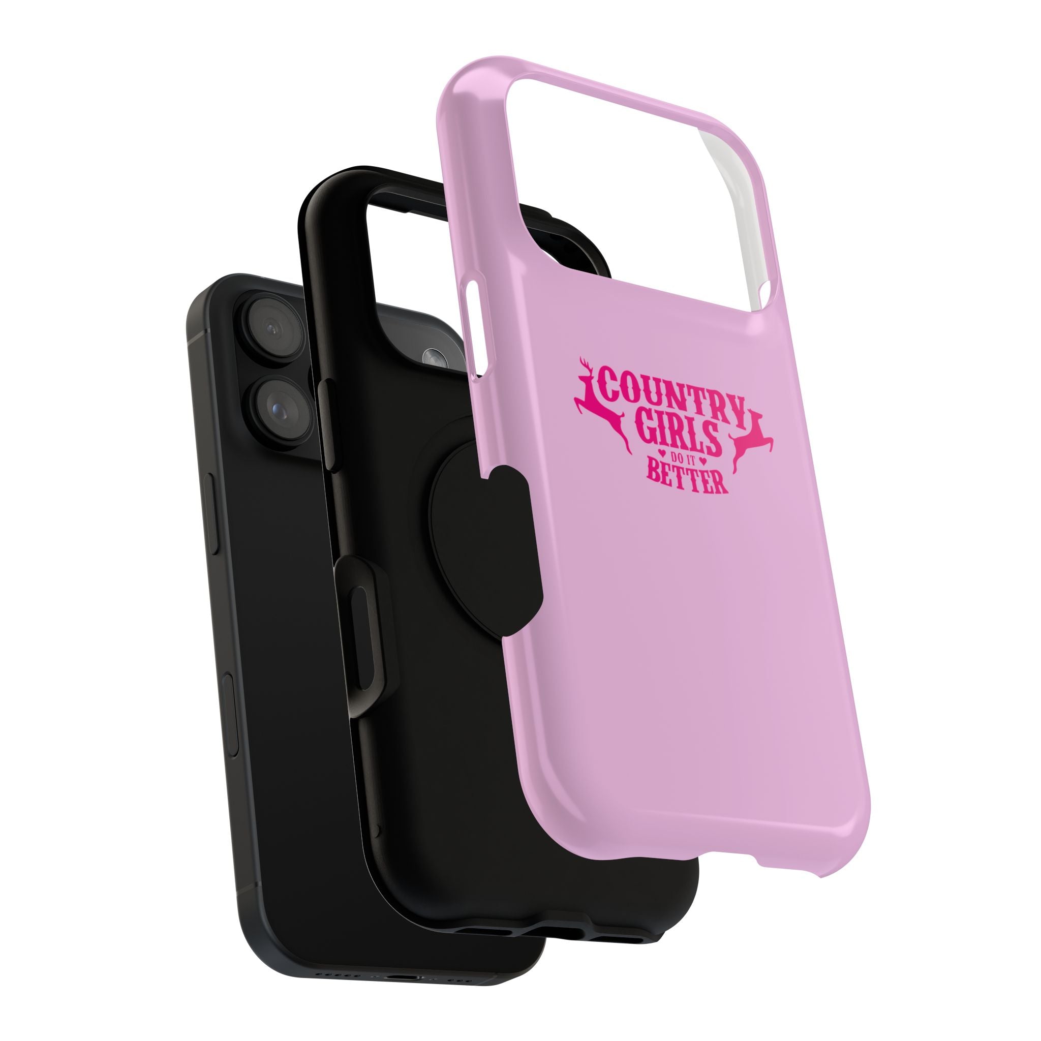 Country Girls Do It Better Pink Impact-Resistant Phone Case