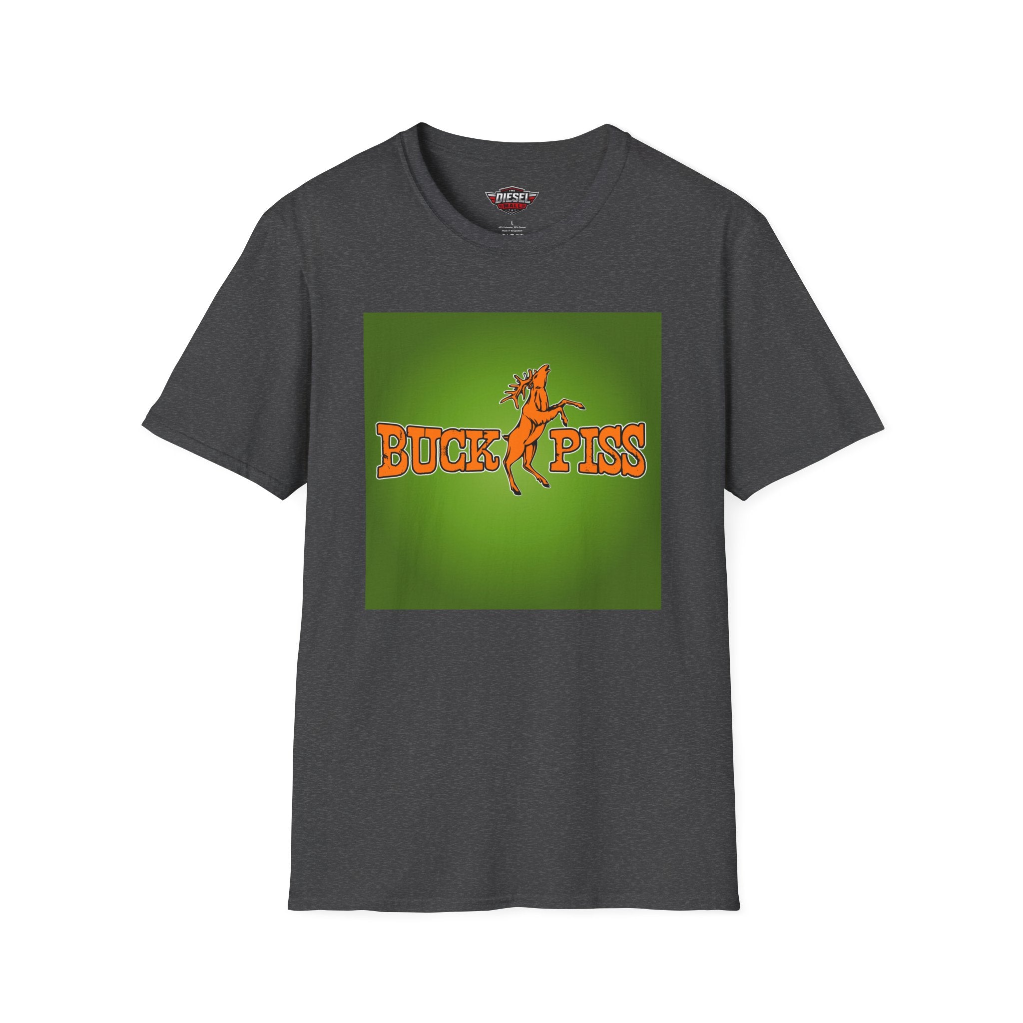 Buck Piss Graphic T-Shirt — Retro Bucking Horse Tee