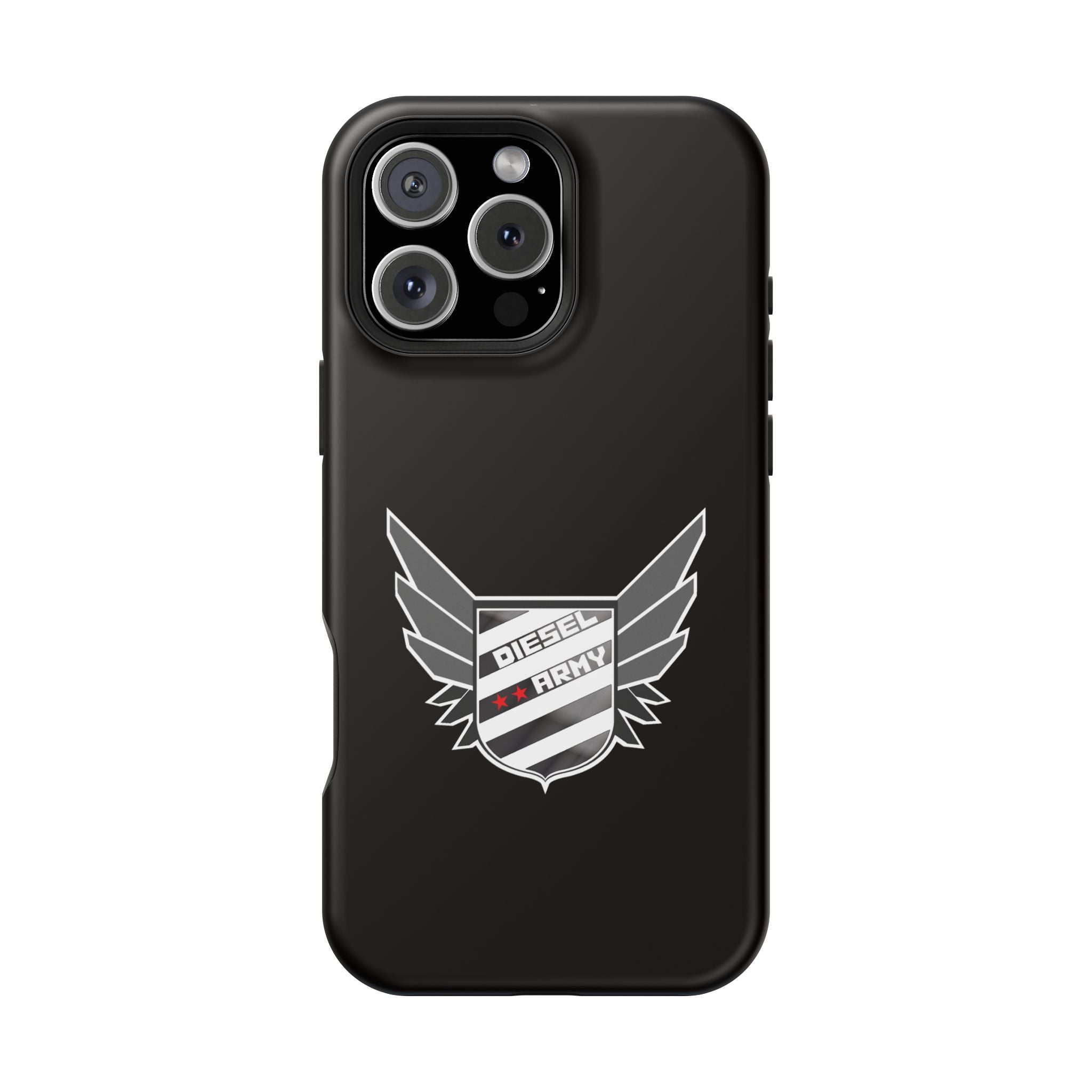 Phone Case — Black Diesel Army Emblem Impact-Resistant Case