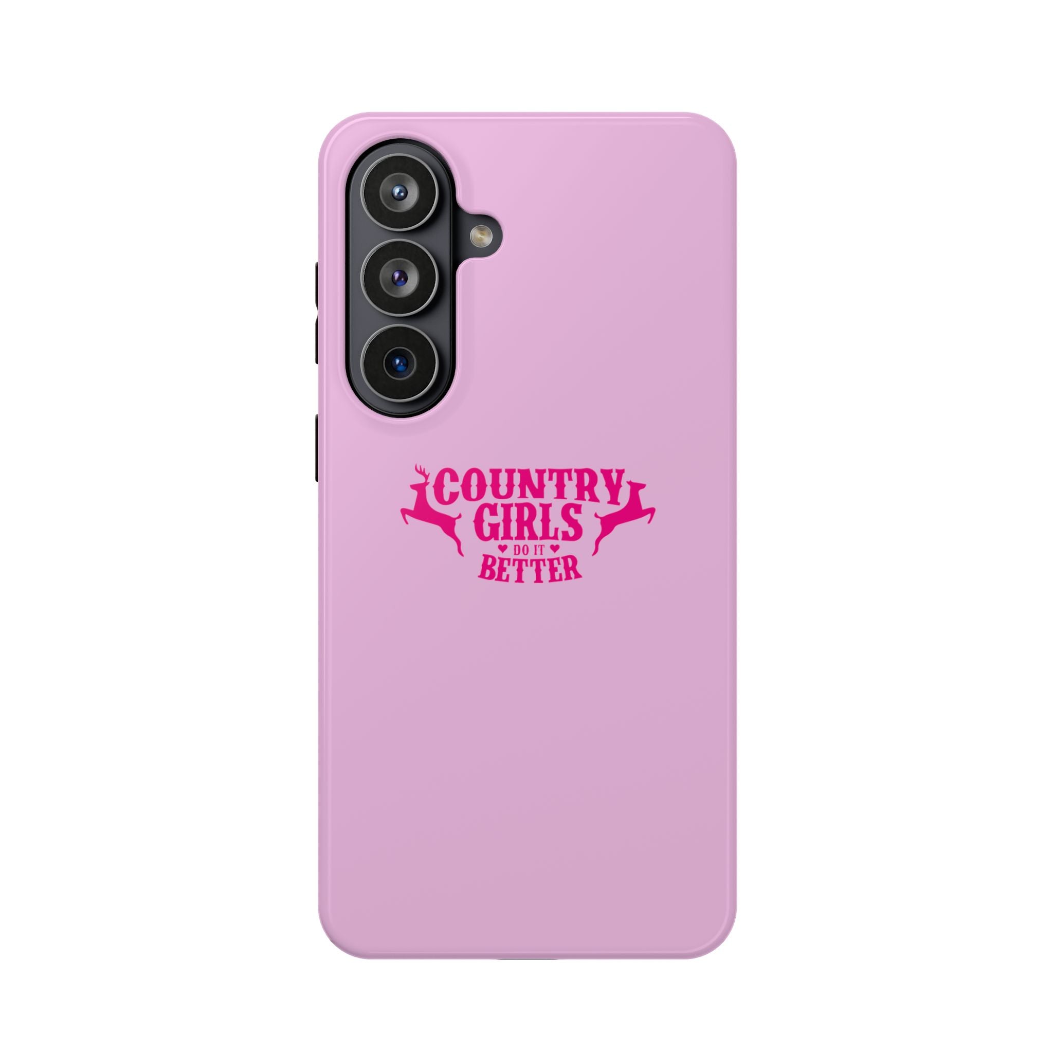 Country Girls Do It Better Pink Impact-Resistant Phone Case