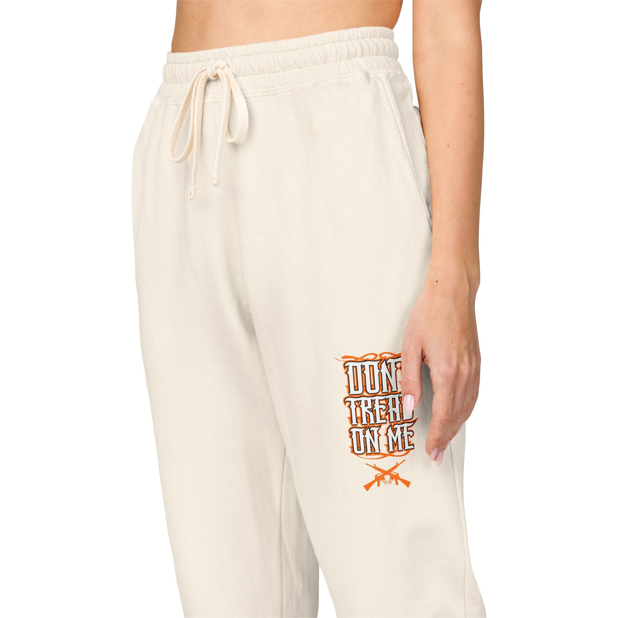 Fleece Sweatpants — 'Don't Be A Jerk' Pocket Graphic Joggers