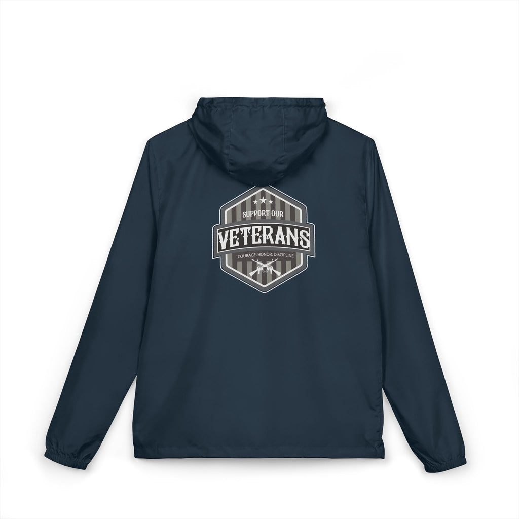 Veterans Badge Windbreaker Jacket